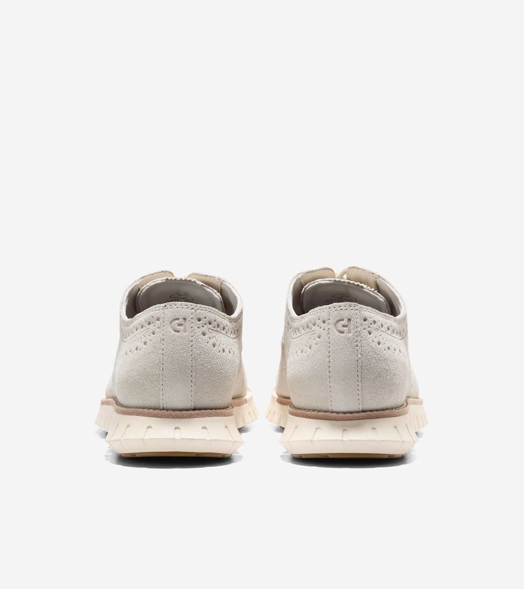Men's ZERØGRAND Remastered Wingtip Oxfords-Angora-Natural-Ivory