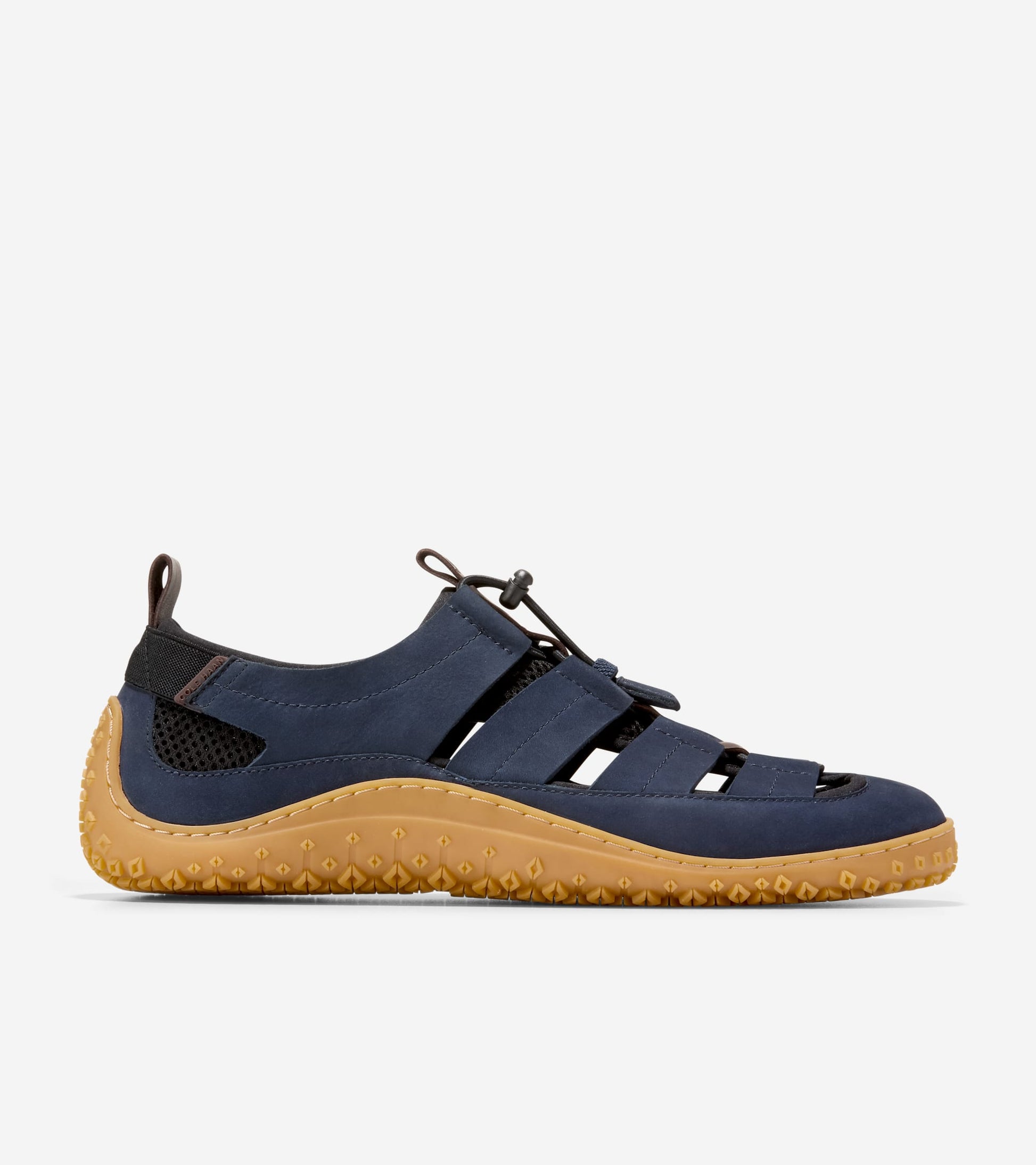 Men's ZERØGRAND Tidetrek Fisherman Sandals-Navy-Gum