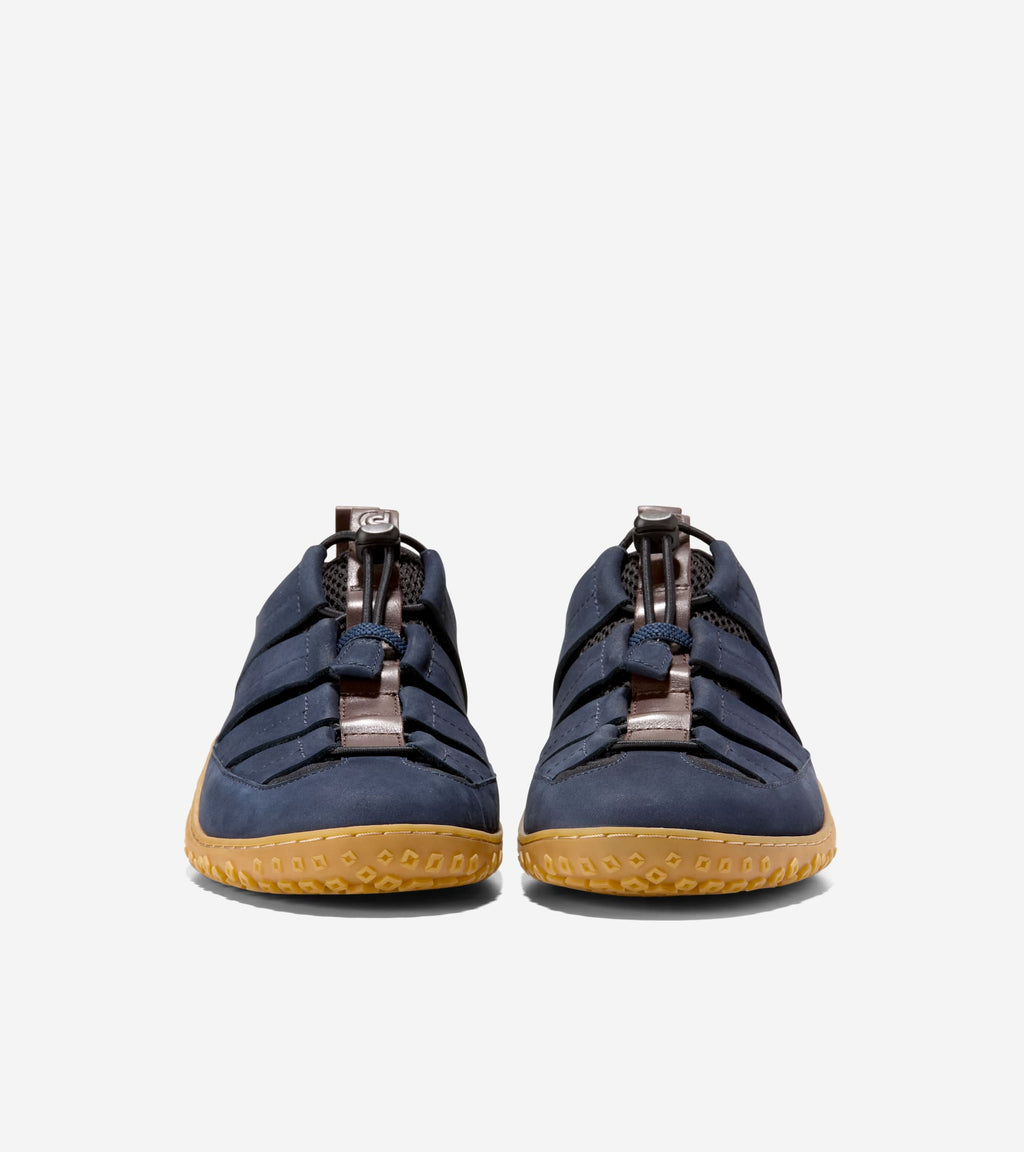 Men's ZERØGRAND Tidetrek Fisherman Sandals-Navy-Gum
