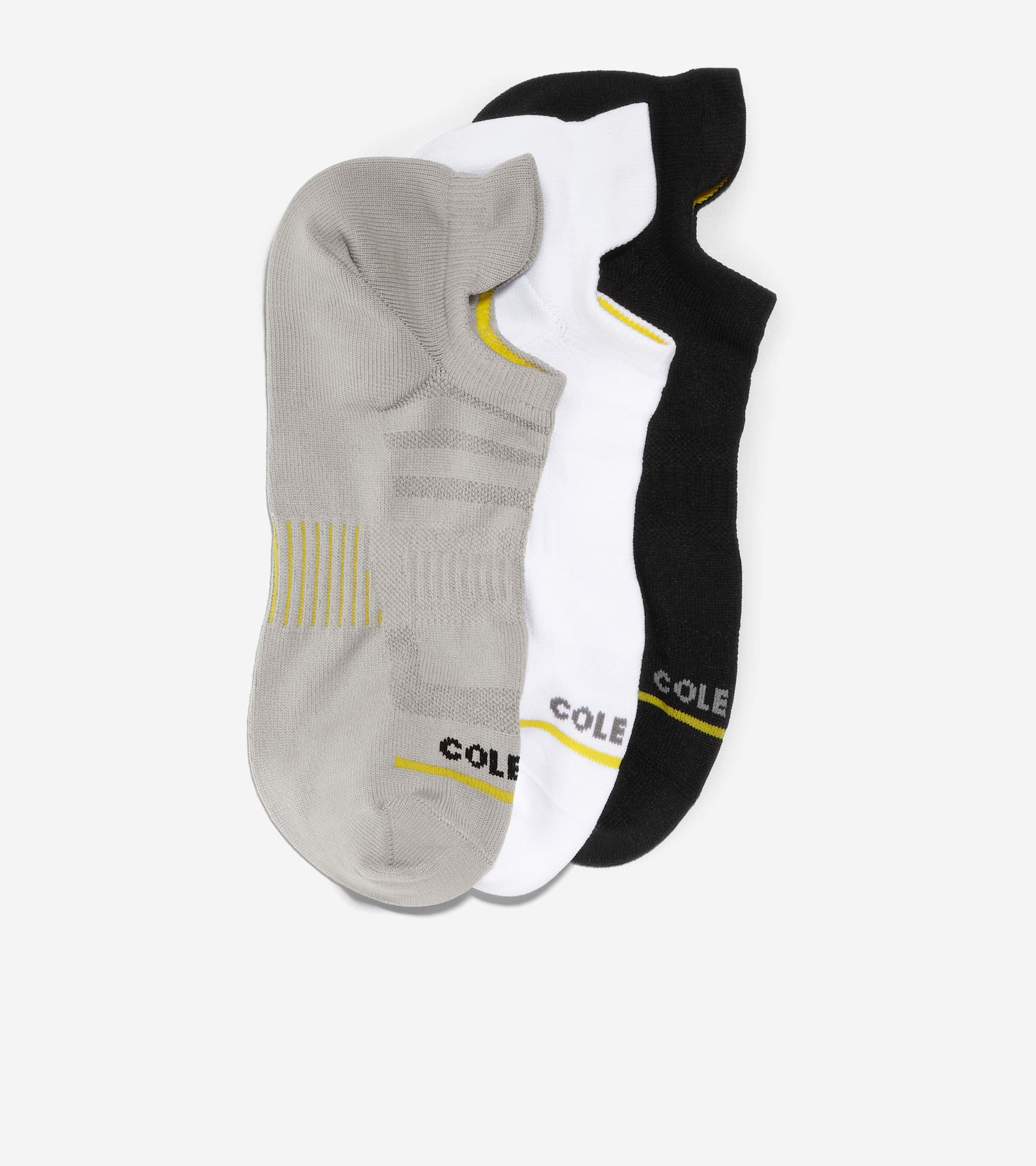 3 Pair ZERØGRAND Baselayer Liner Socks-Grey Mix