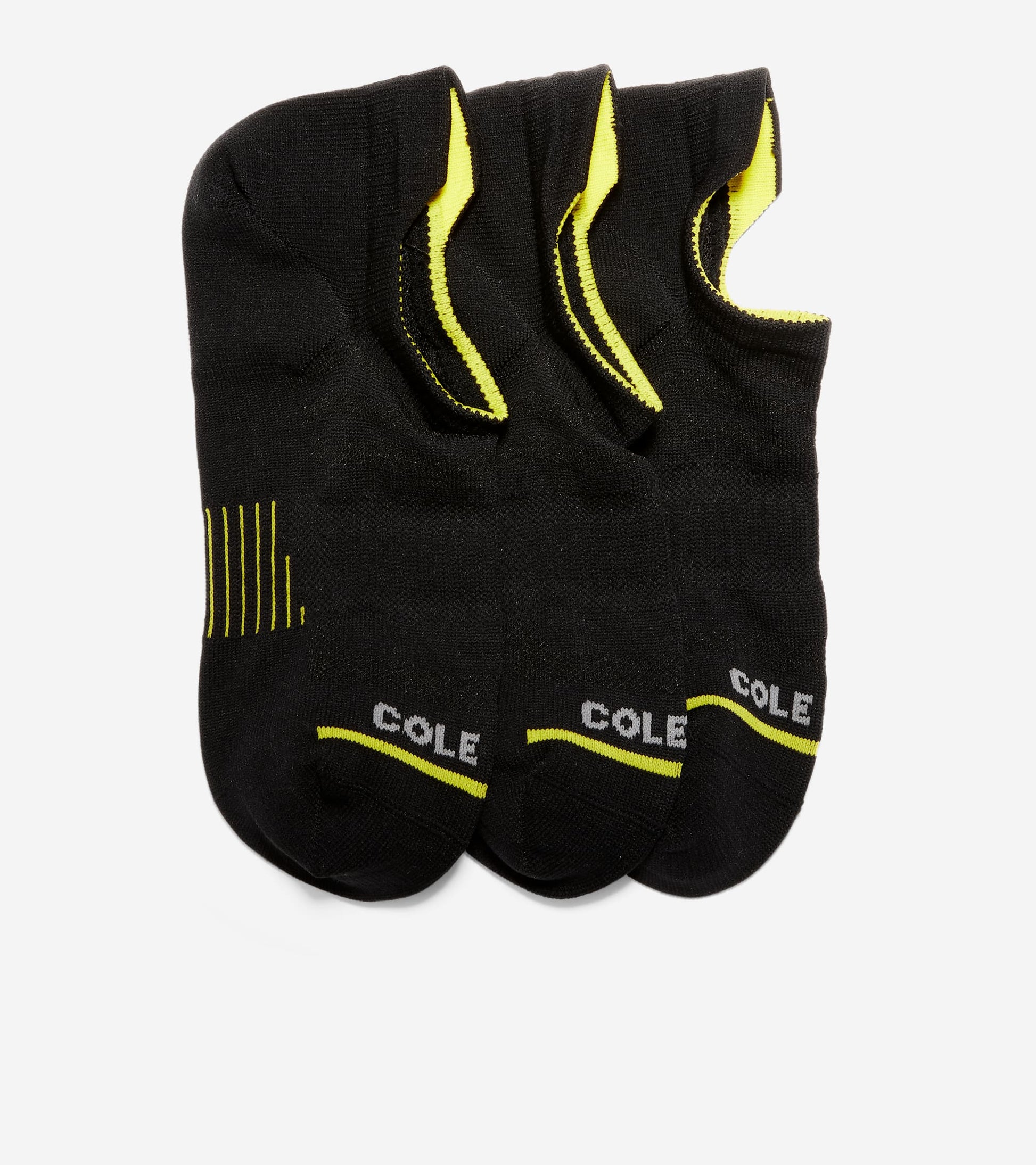 Women's ZERØGRAND 3-Pair Liner Socks-Black
