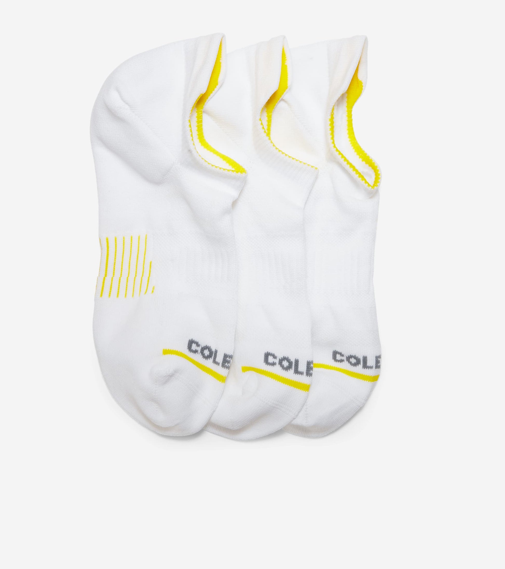 Women's ZERØGRAND 3-Pair Liner Socks-White