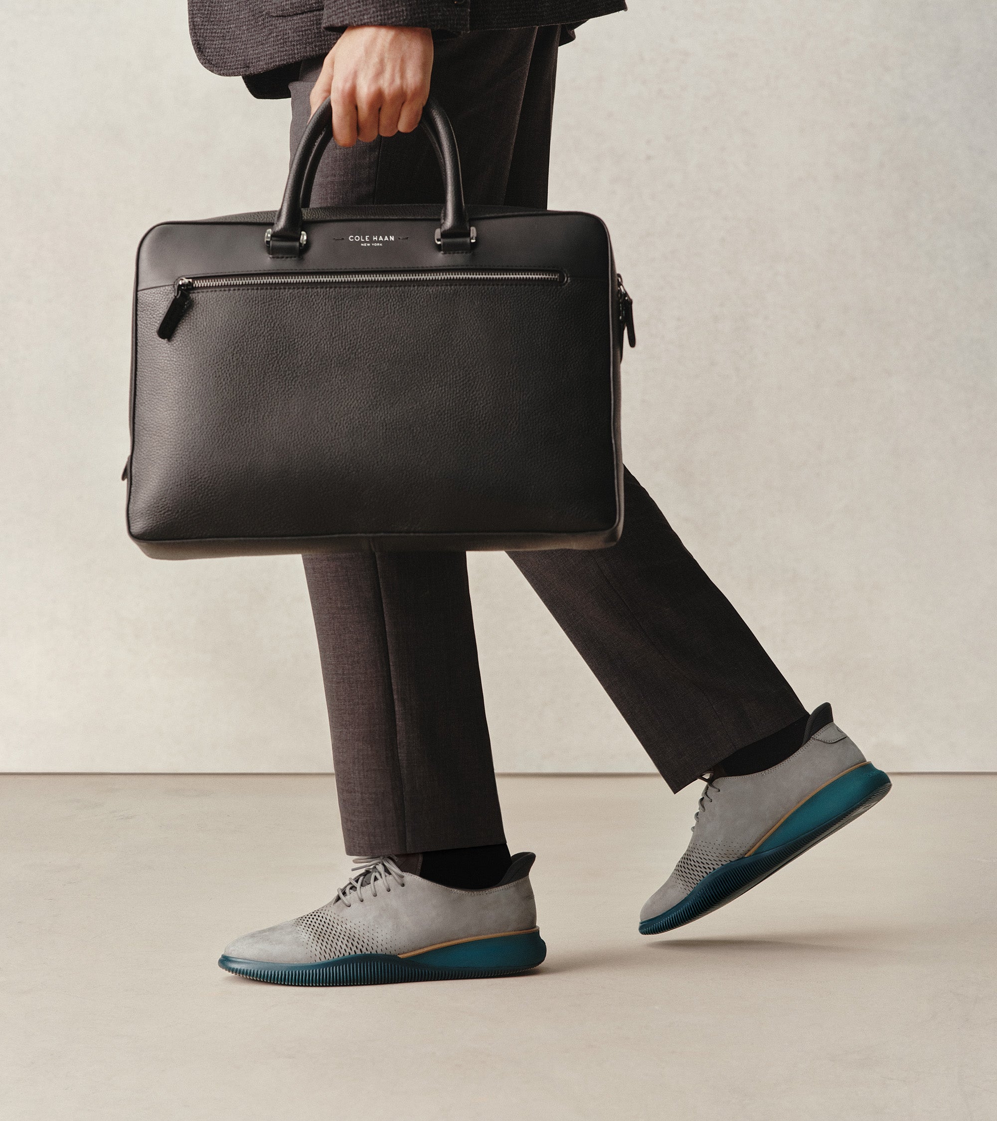 Men's Damon Briefcase in Black | Cole Haan