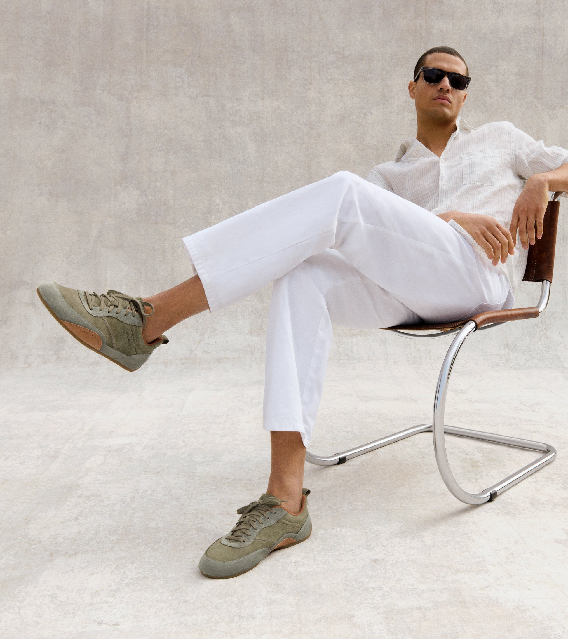 Men's GrandPrø Lemans Sneakers-Dusty Olive-Tuscan Sand