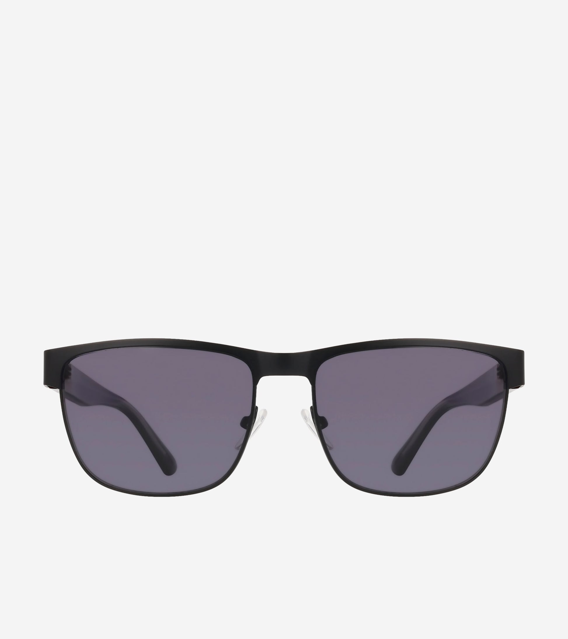 Men's Vintage Camo Modified Rectangle Sunglasses-Black
