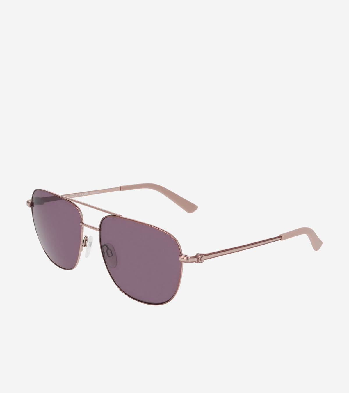 Two-Toned Navigator Sunglasses in Purple | Cole Haan