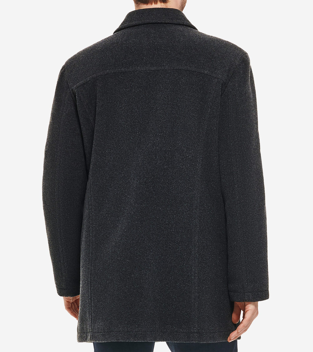 Men's Wool-Blend Car Coat