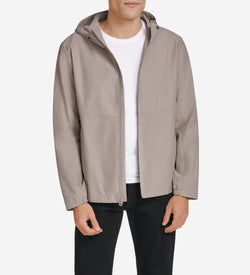 Men's Packable Running Rain Jacket-Khaki