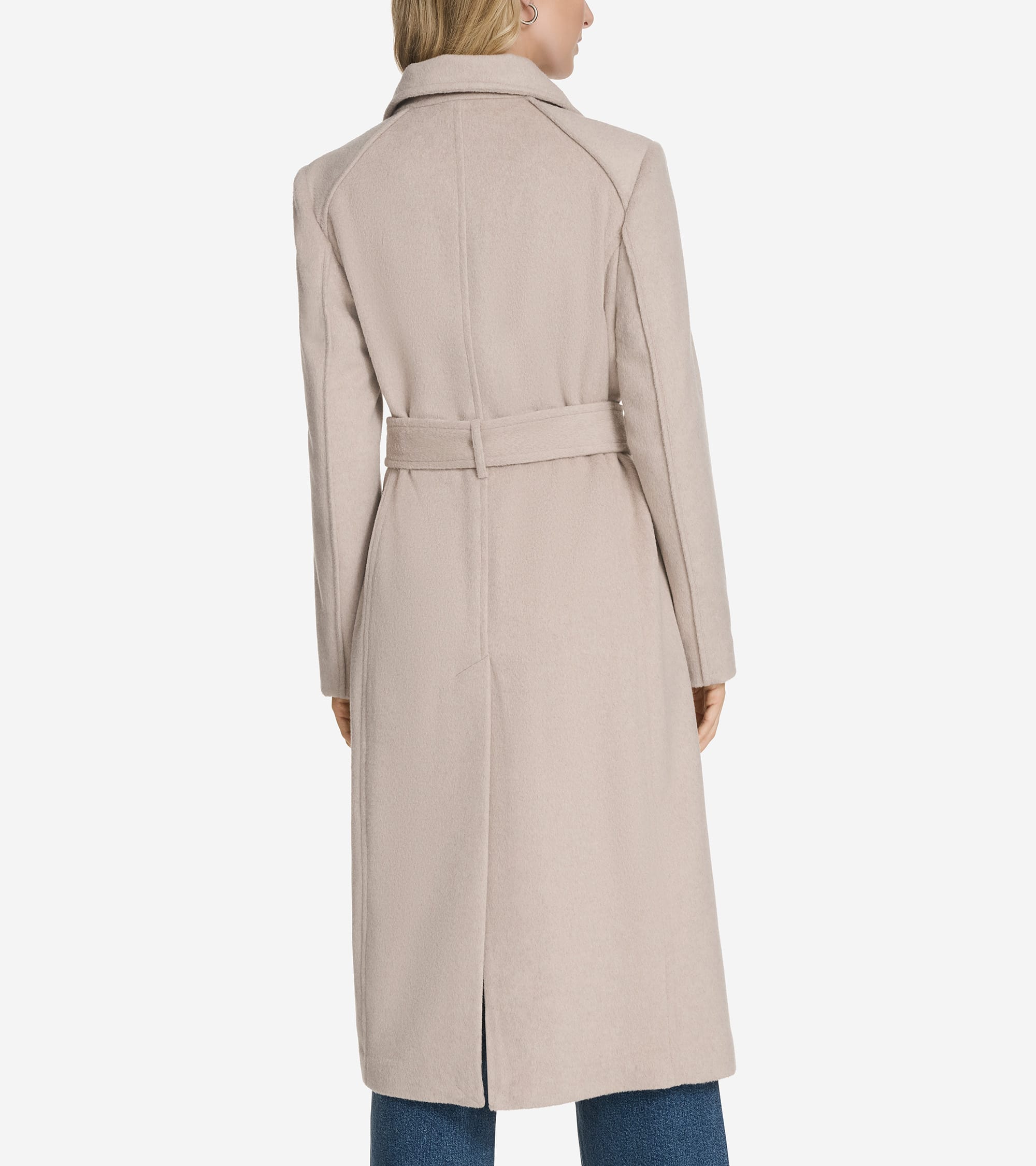 【美品】 jun hashimoto BELTED COATサイズ3 Women's Slick Wool Belted Coat in Beige | Cole Haan
