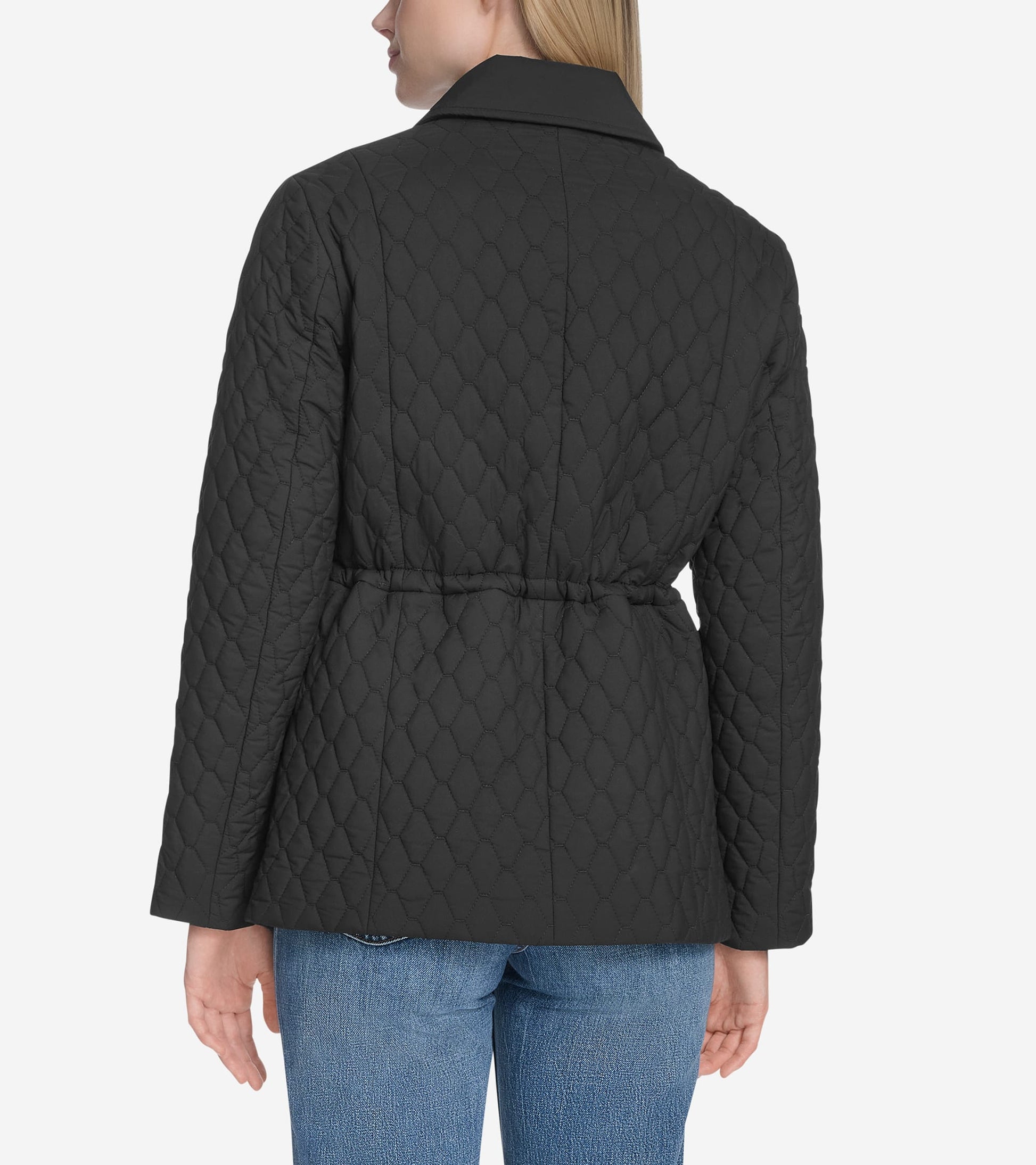 Women's Quilted Jacket-Black