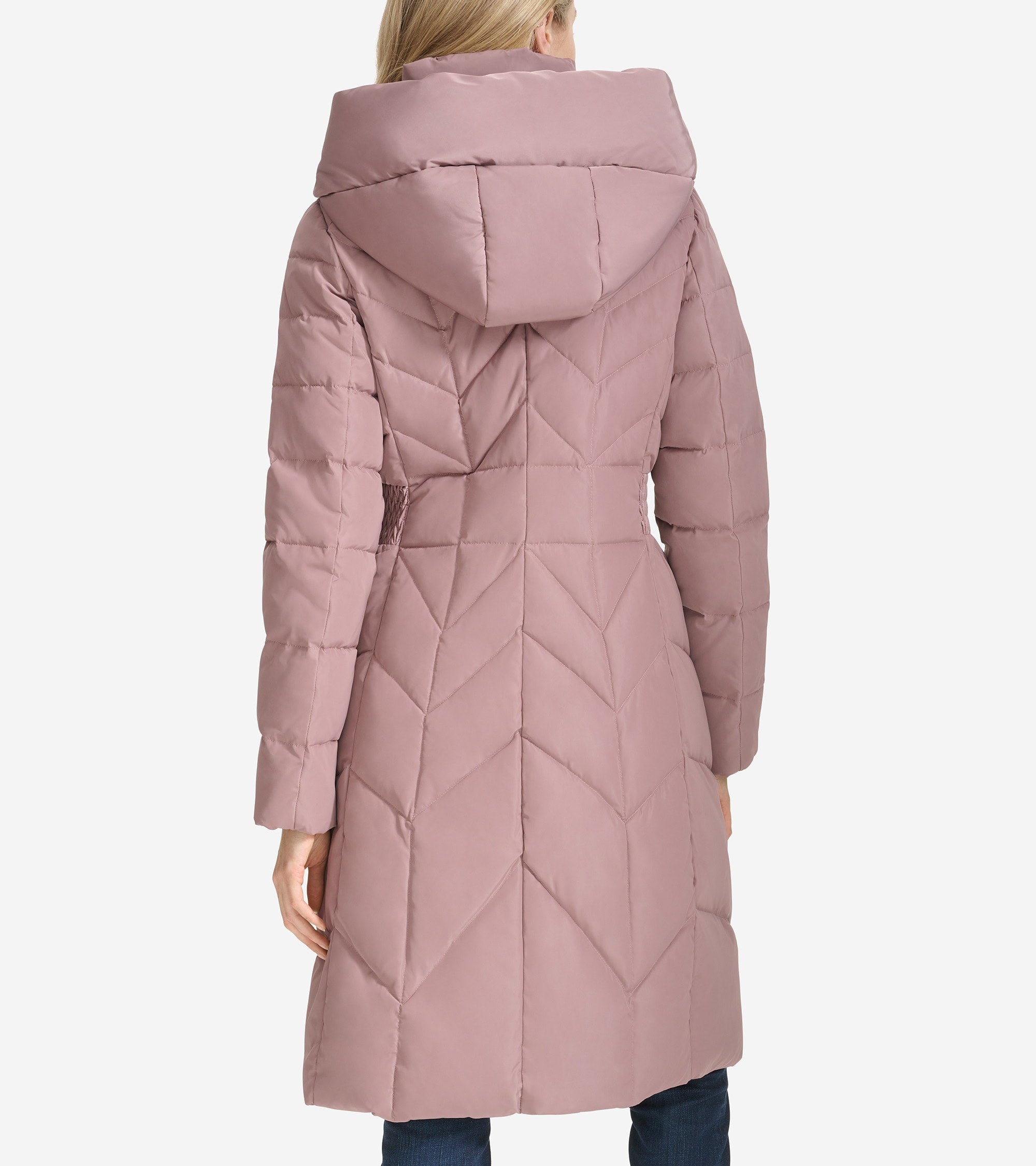 Women's Taffeta Down Coat in Pink | Cole Haan