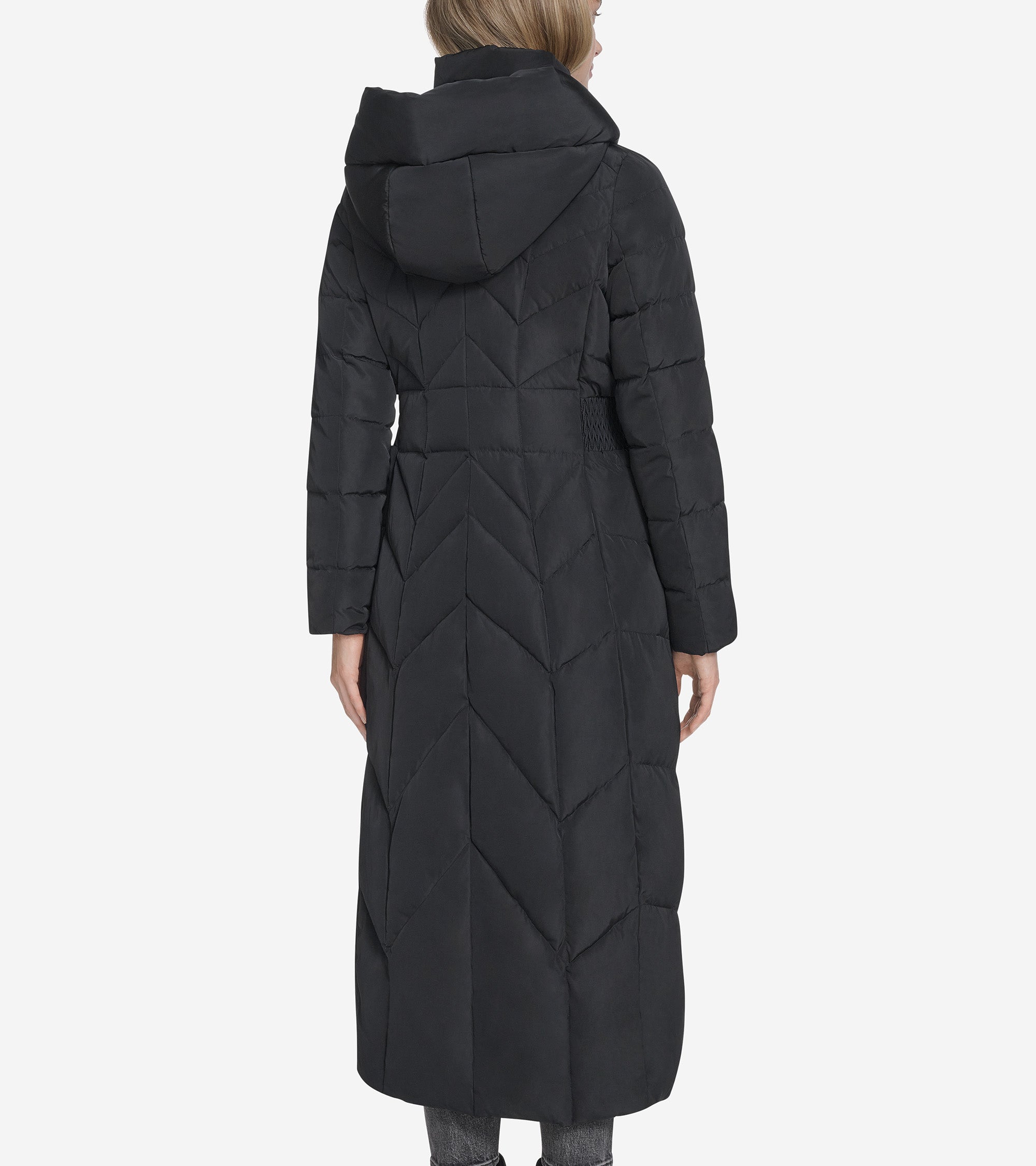 快刀乱麻 COLE HAAN ダークグレー コート XXL Women's Taffeta Down Coat in Black | Cole Haan