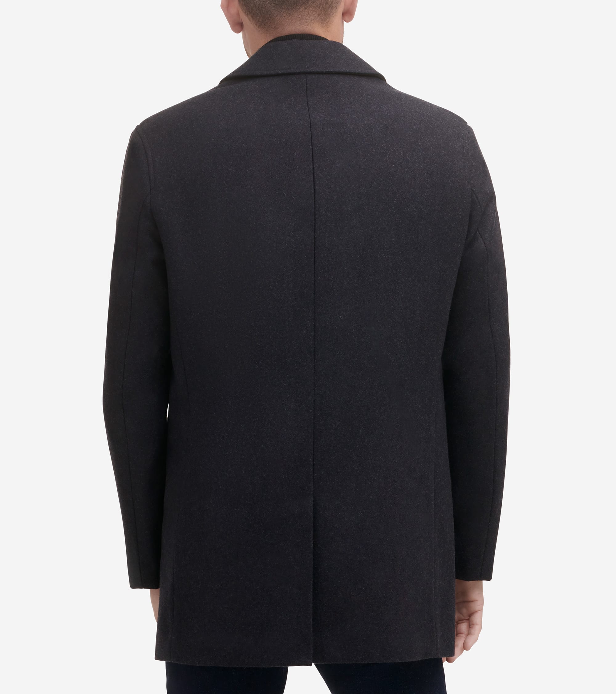 Men's Wool-Blend Car Coat in Grey | Cole Haan