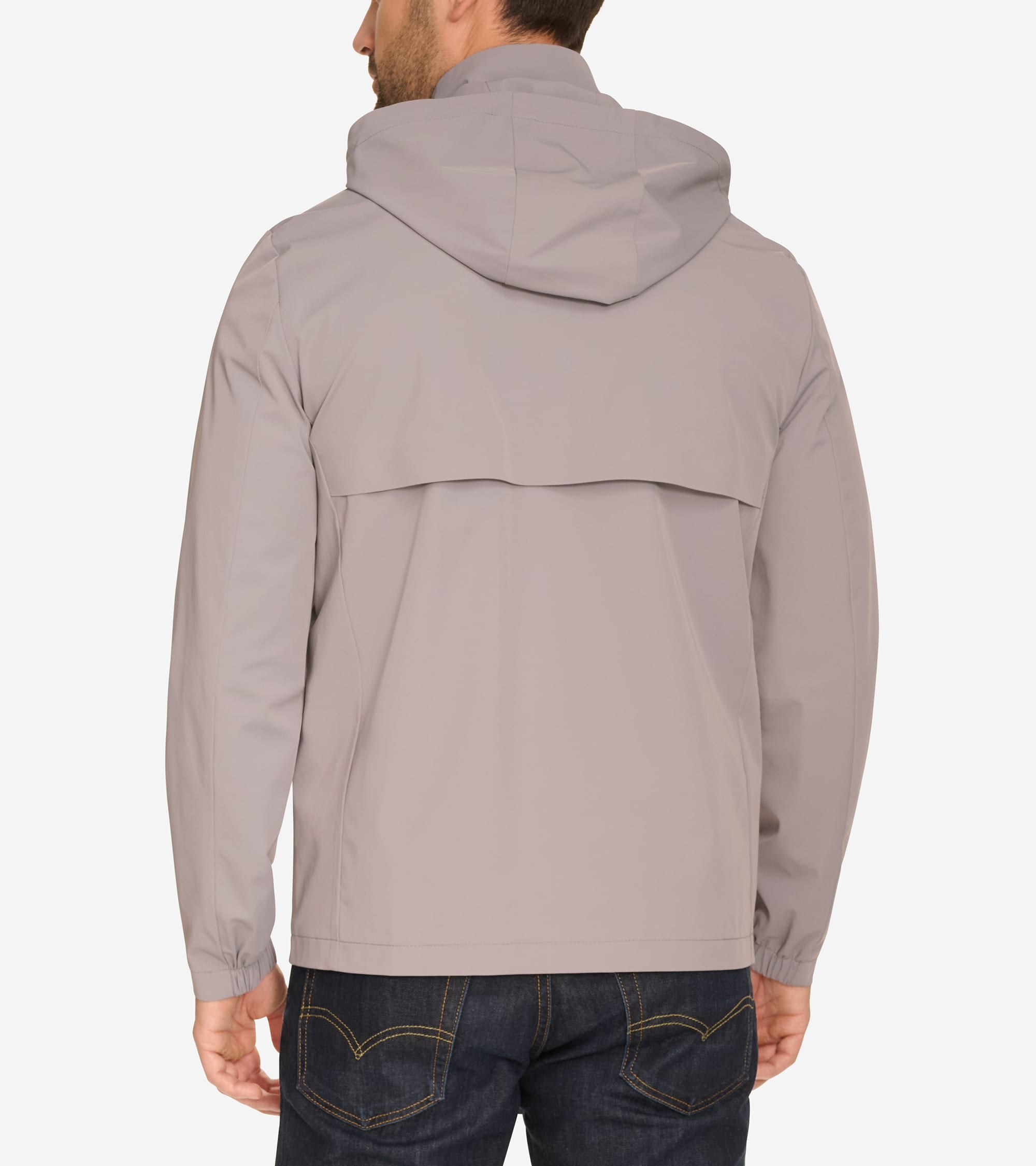 Men's Hooded Rain Parka in Grey | Cole Haan