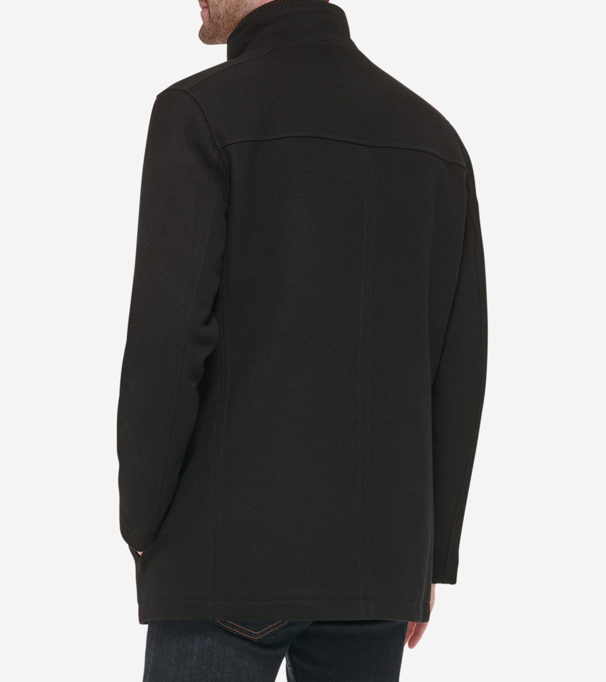 Men's Car Coat in Black | Cole Haan
