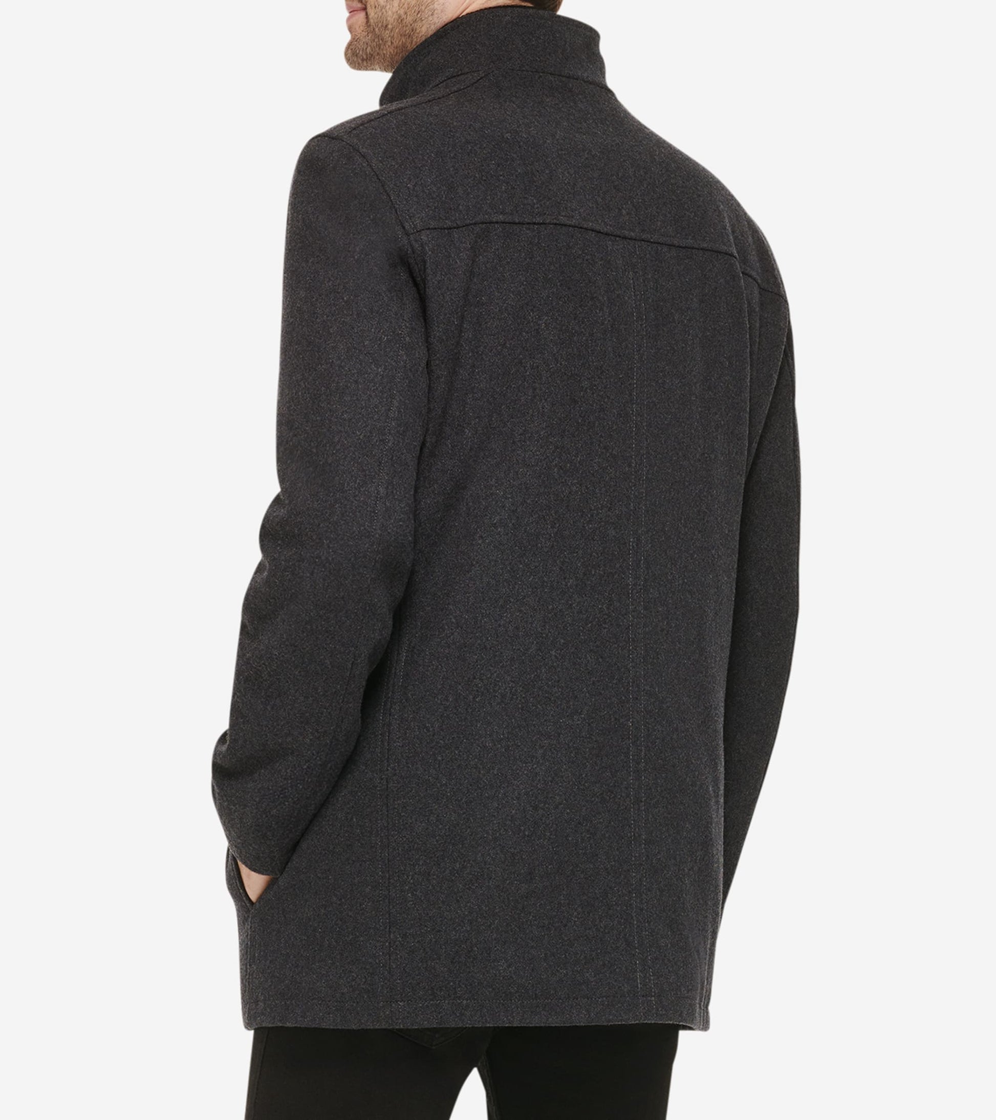 Men's Car Coat-Charcoal