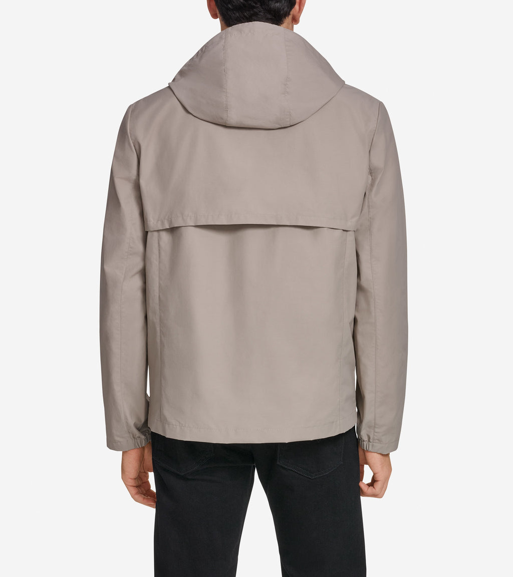 Men's Packable Running Rain Jacket-Khaki