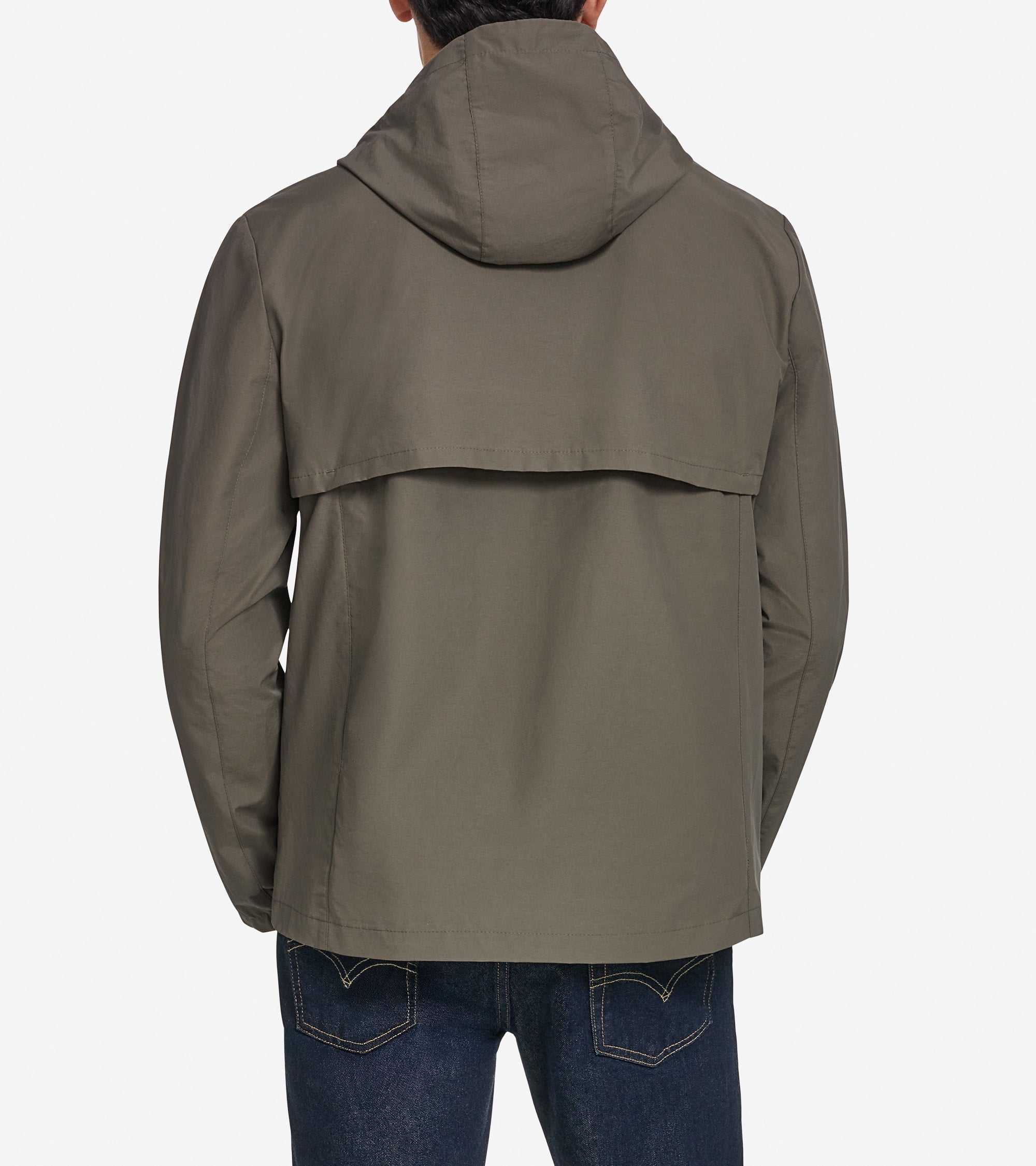Men's Packable Running Rain Jacket in Green | Cole Haan