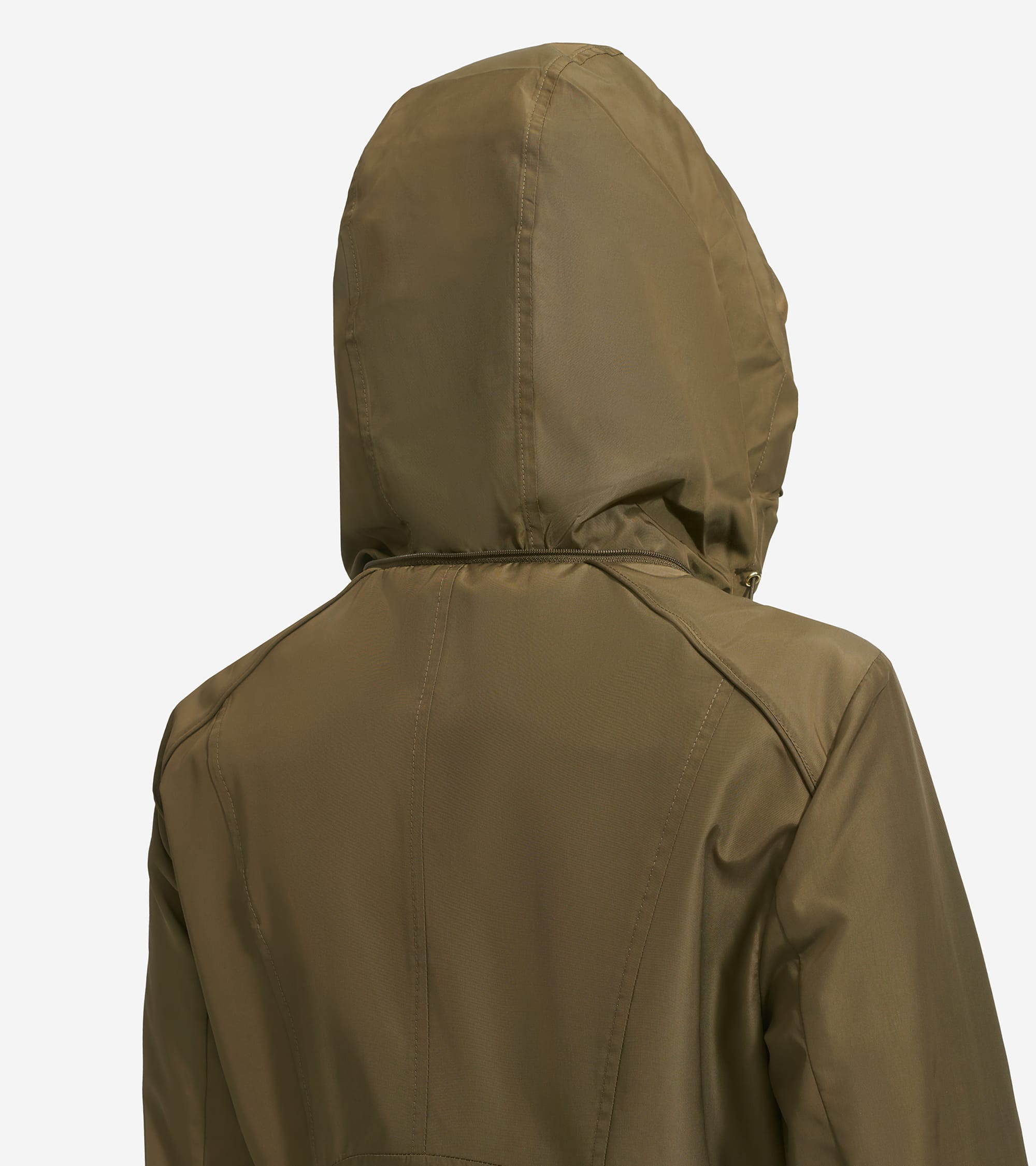 Women's Packable Rain Jacket in Green | Cole Haan