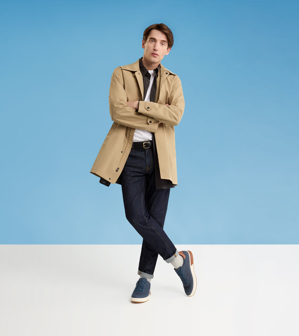 Men's GrandPrø Angleace Sneakers-Navy Blazer-British Tan-Gum