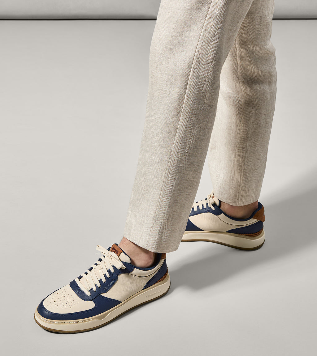 Men's GrandPrø Crossover Sneakers-Angora-Navy Blazer-Ivory