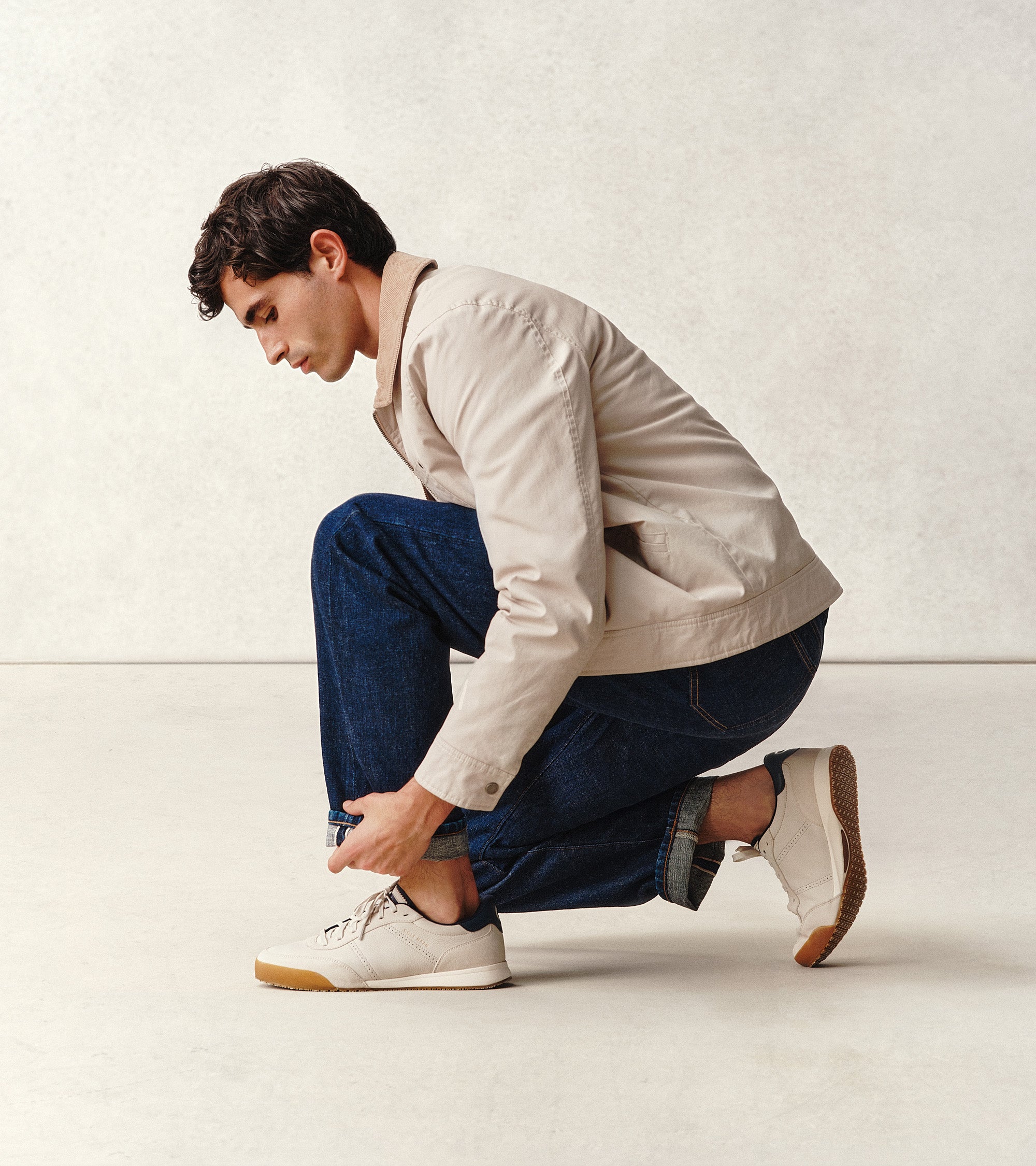Men's GrandPrø Slimline Sneakers in White | Cole Haan