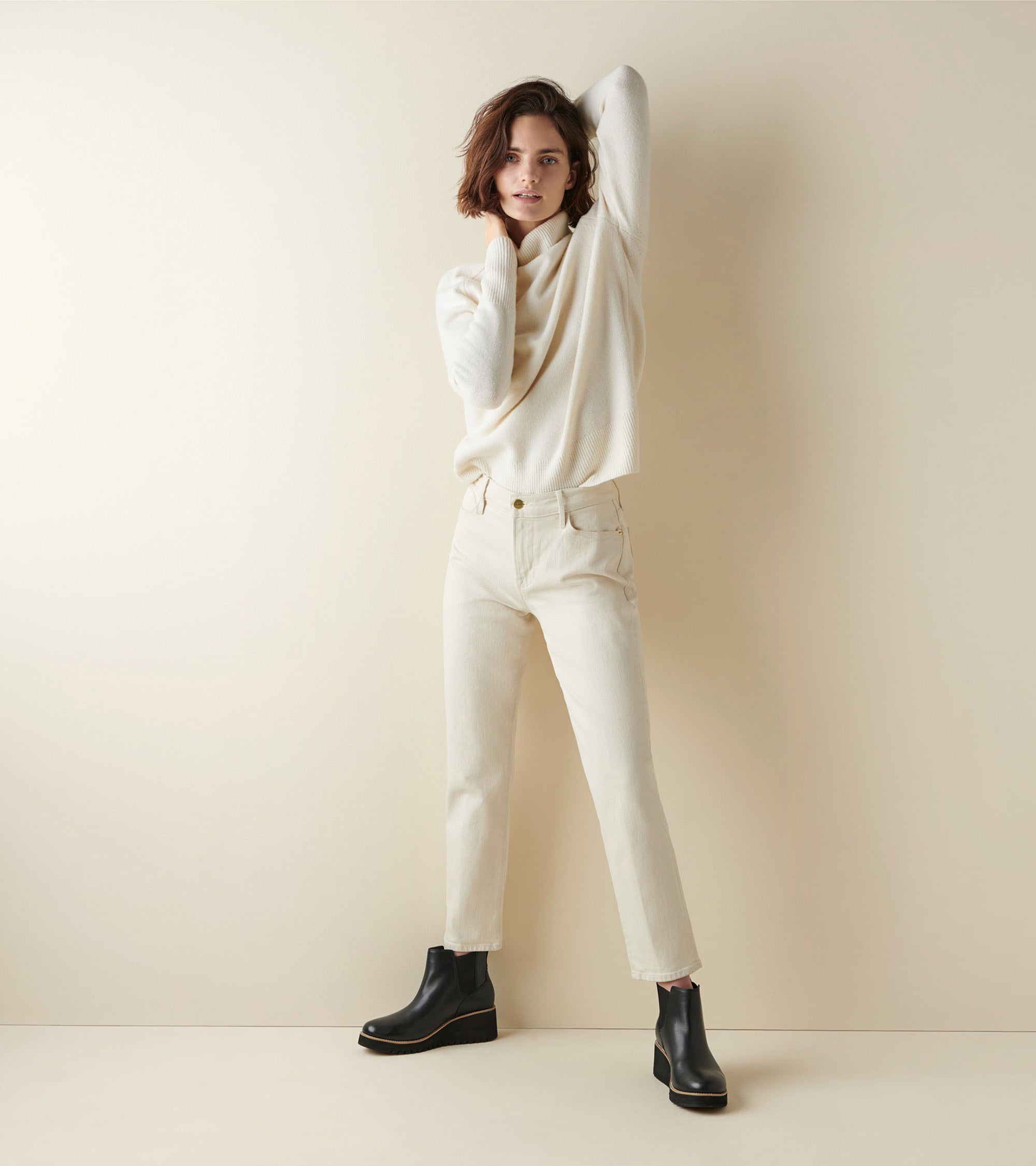 Women's ZERØGRAND City Wedge Waterproof Boots in Black | Cole Haan
