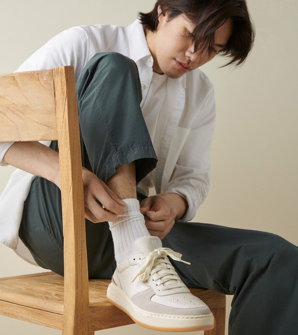 Men's GrandPrø Crossover Sneakers-Ivory-Gum-Black