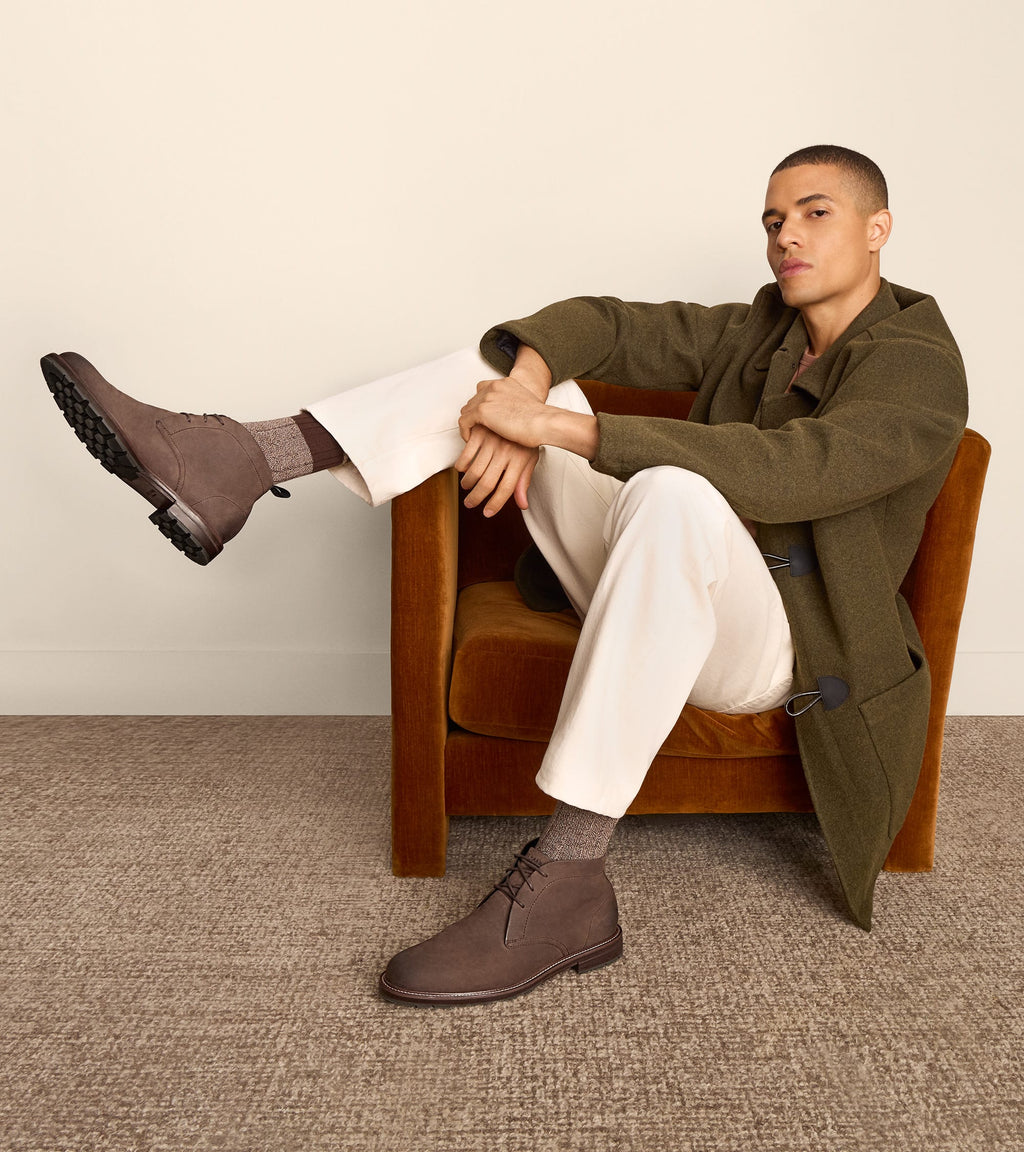 Men's Roundhill Grand Waterproof Chukka Boots-Dark Chocolate-Dark Natural