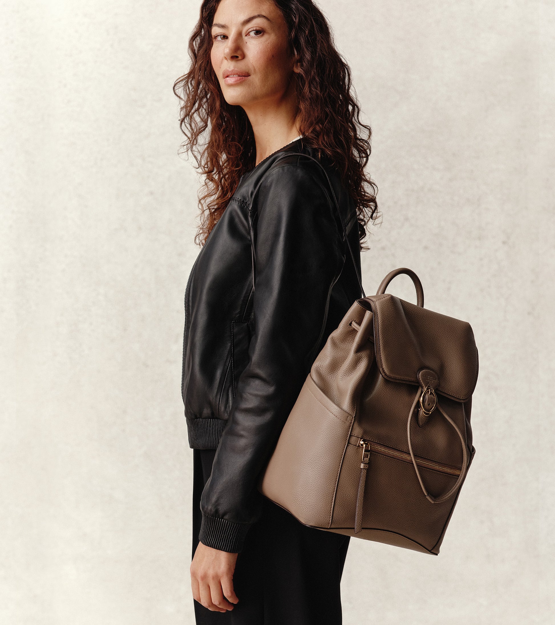 Cole Haan Women's Alexandria Flap Medium Backpack