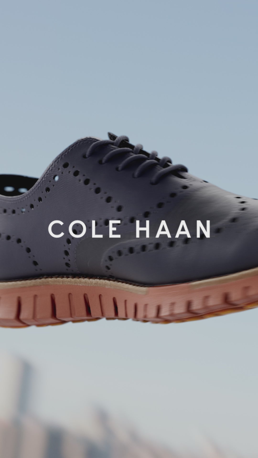 Men's ZERØGRAND Remastered Wingtip Oxfords in Brown | Cole Haan