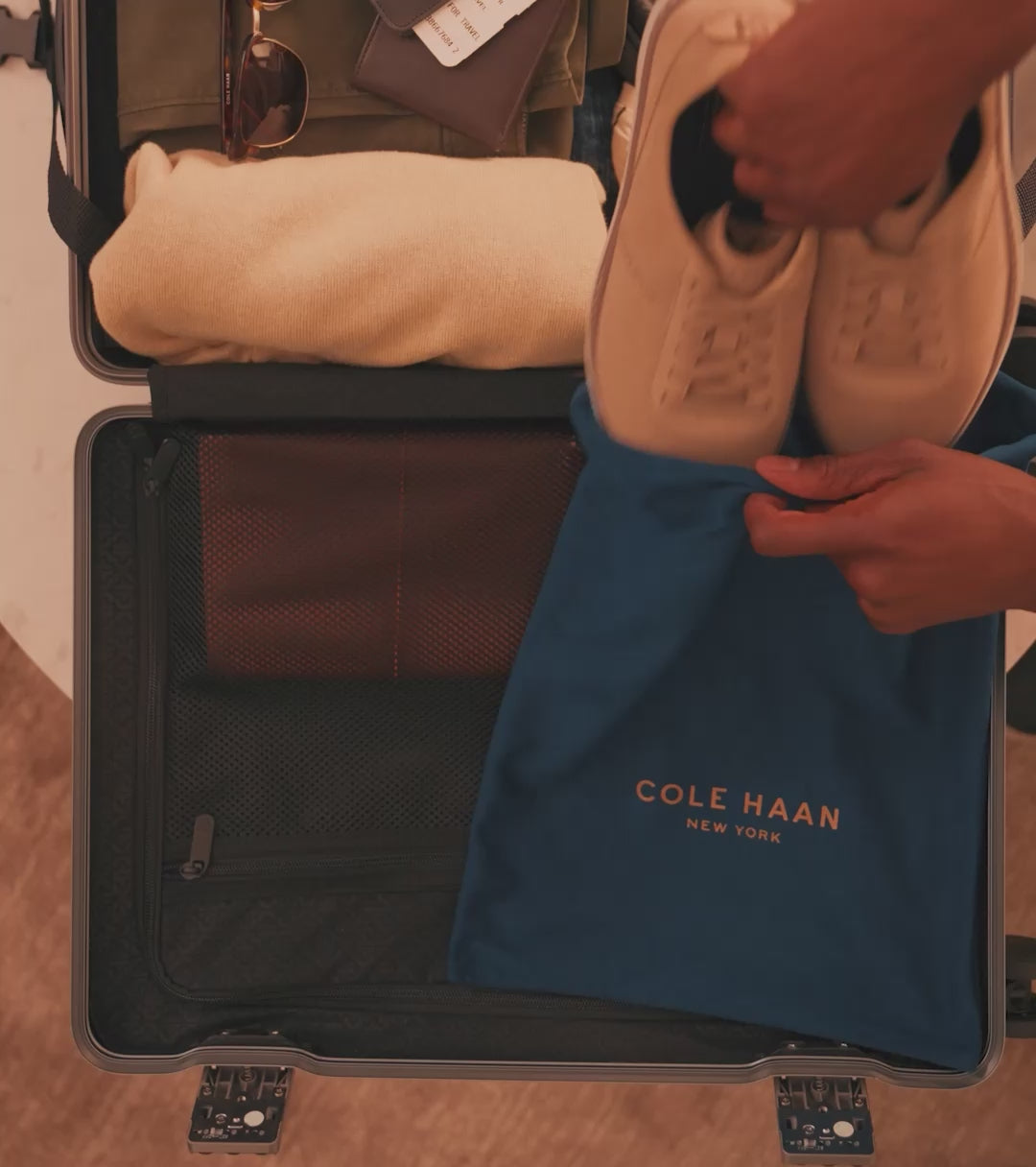 Men's GrandPrø Packwell Sneakers in Blue | Cole Haan