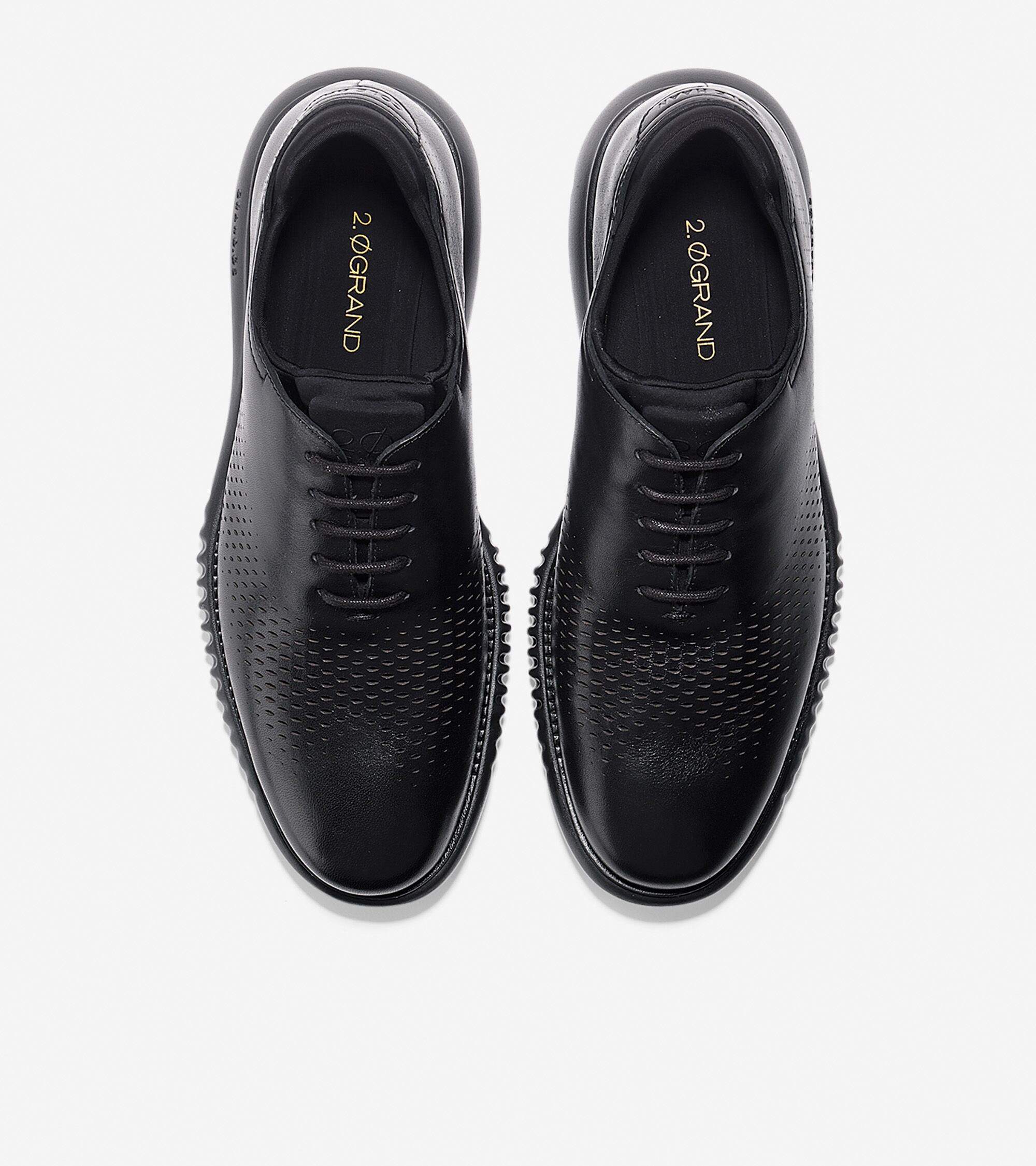 cole haan zerogrand lined laser wingtip oxford