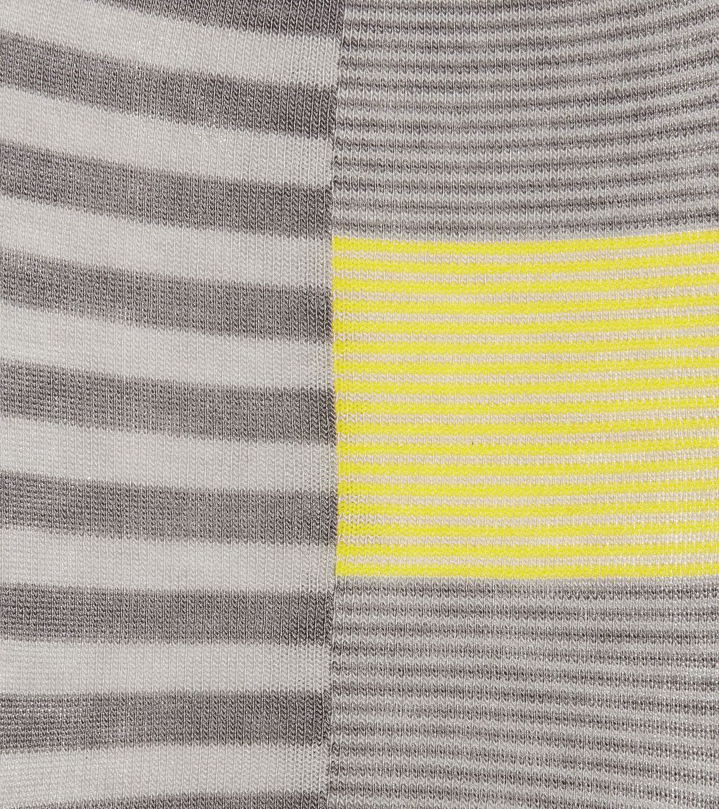 Side Split Stripe Crew Socks