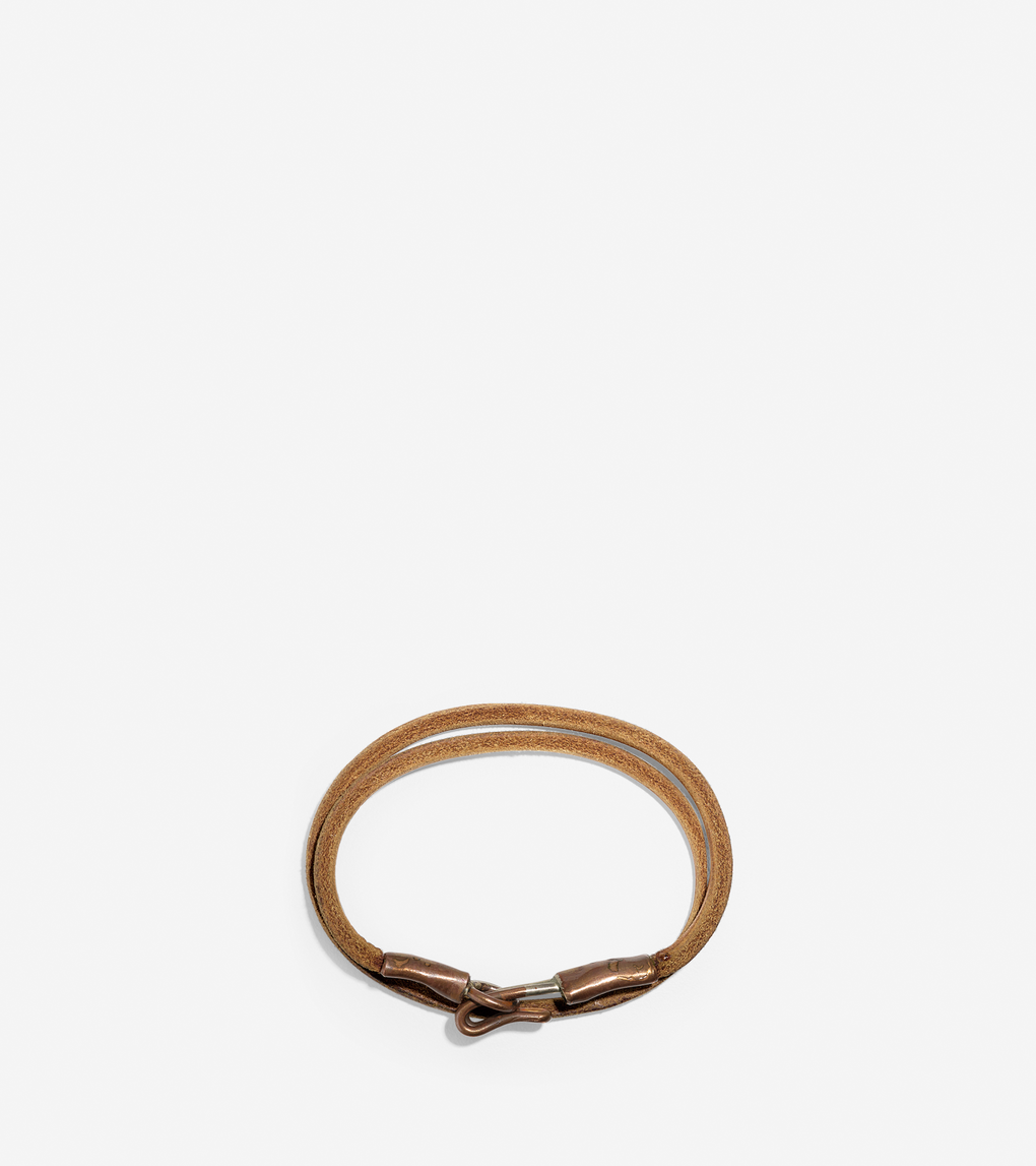 Cause & Effect - Double Wrap Leather Bracelet