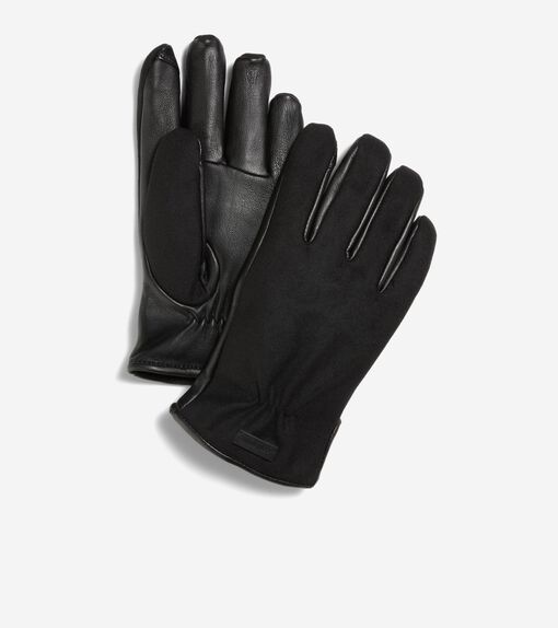 Wool Back Leather Glove