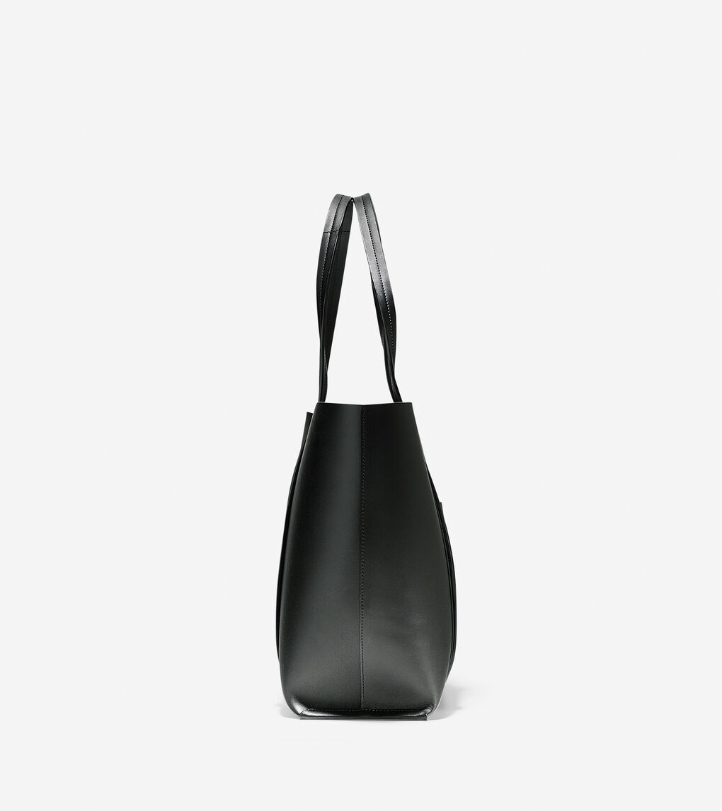 Everett Large Tote in Black | Cole Haan