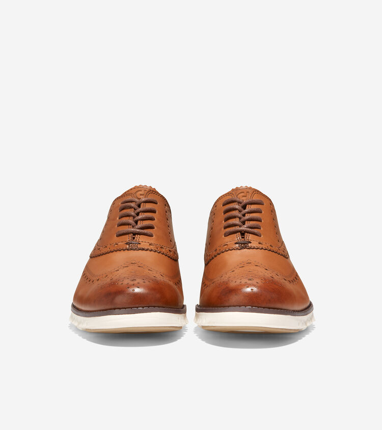 cole haan men's zerogrand wing oxford british tan