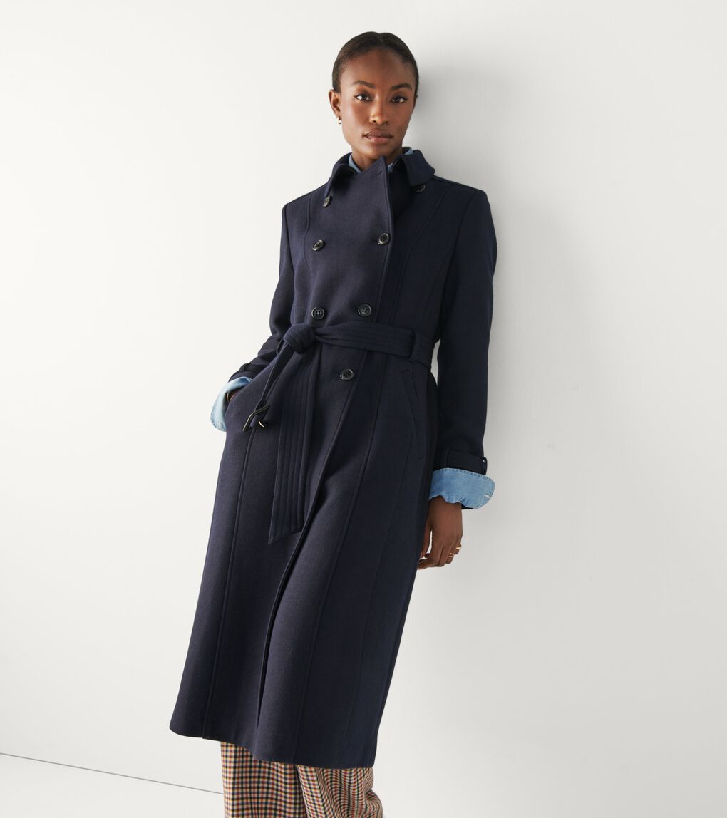 FLARED TRENCH COAT