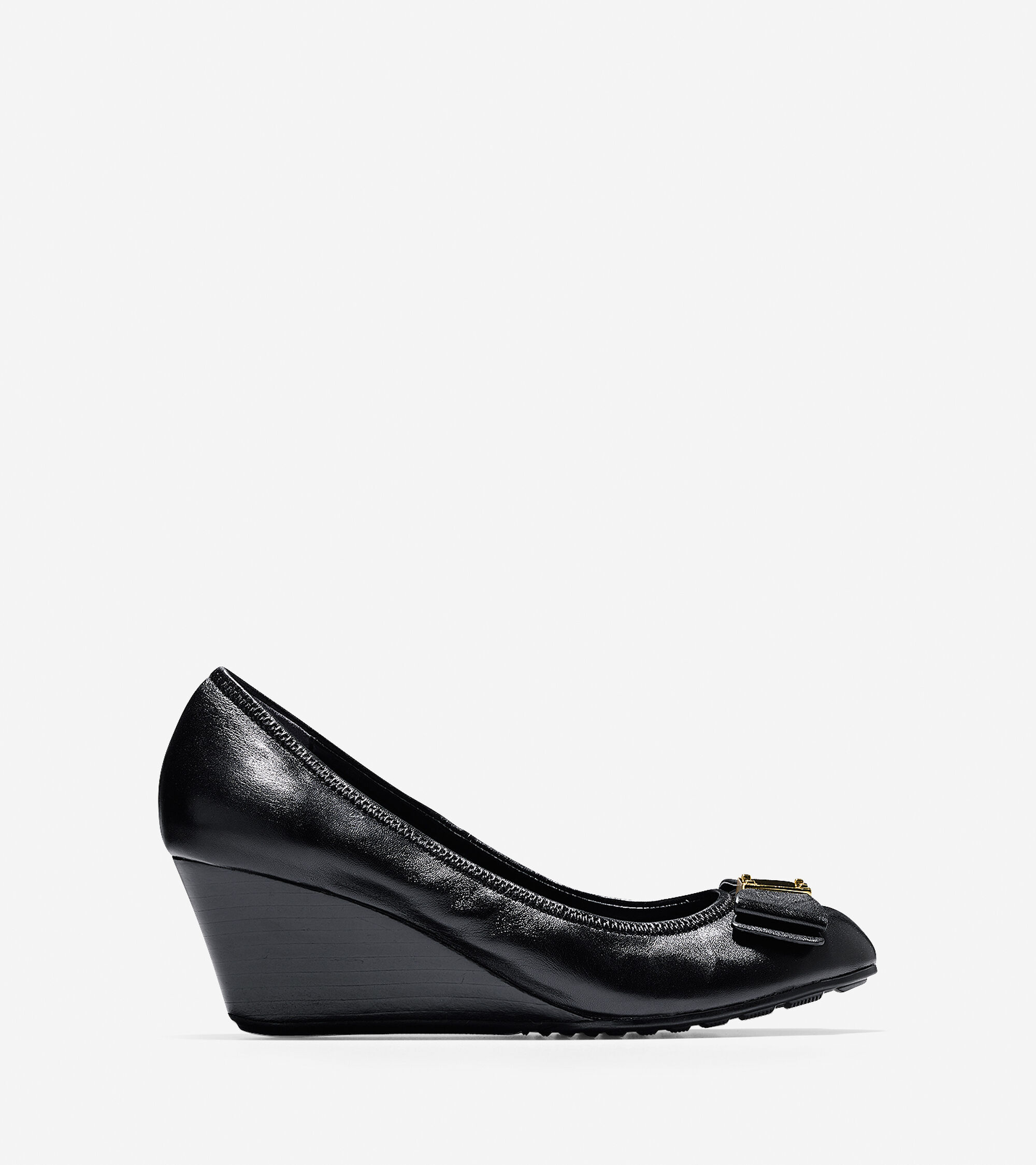cole haan bow wedge