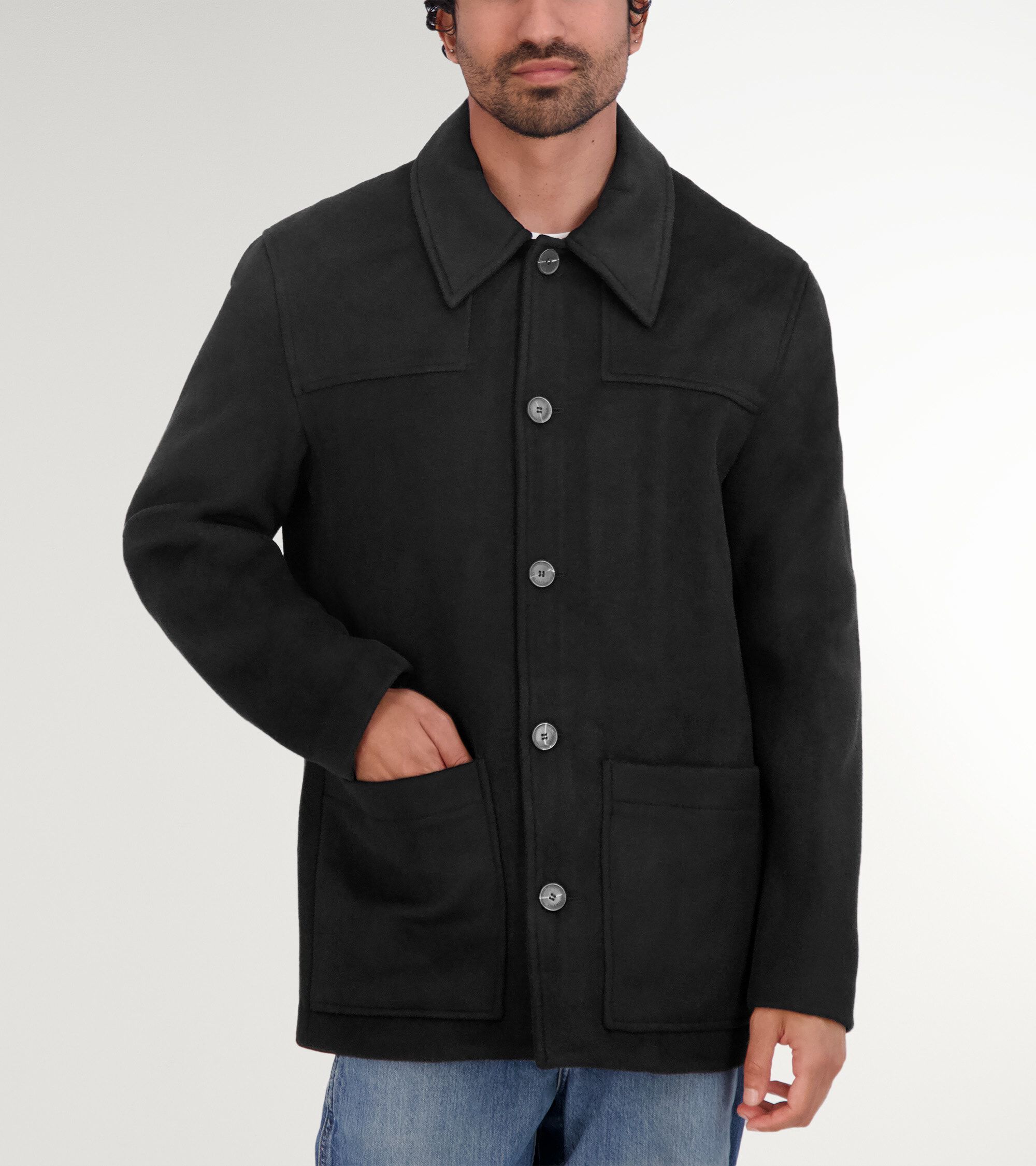 Cole haan wool best sale jacket