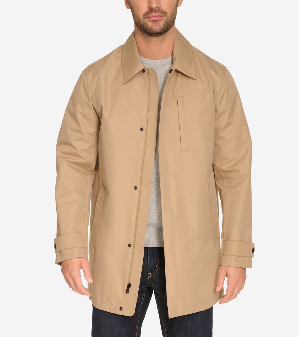 ZIP FRONT CITY RAIN JACKET