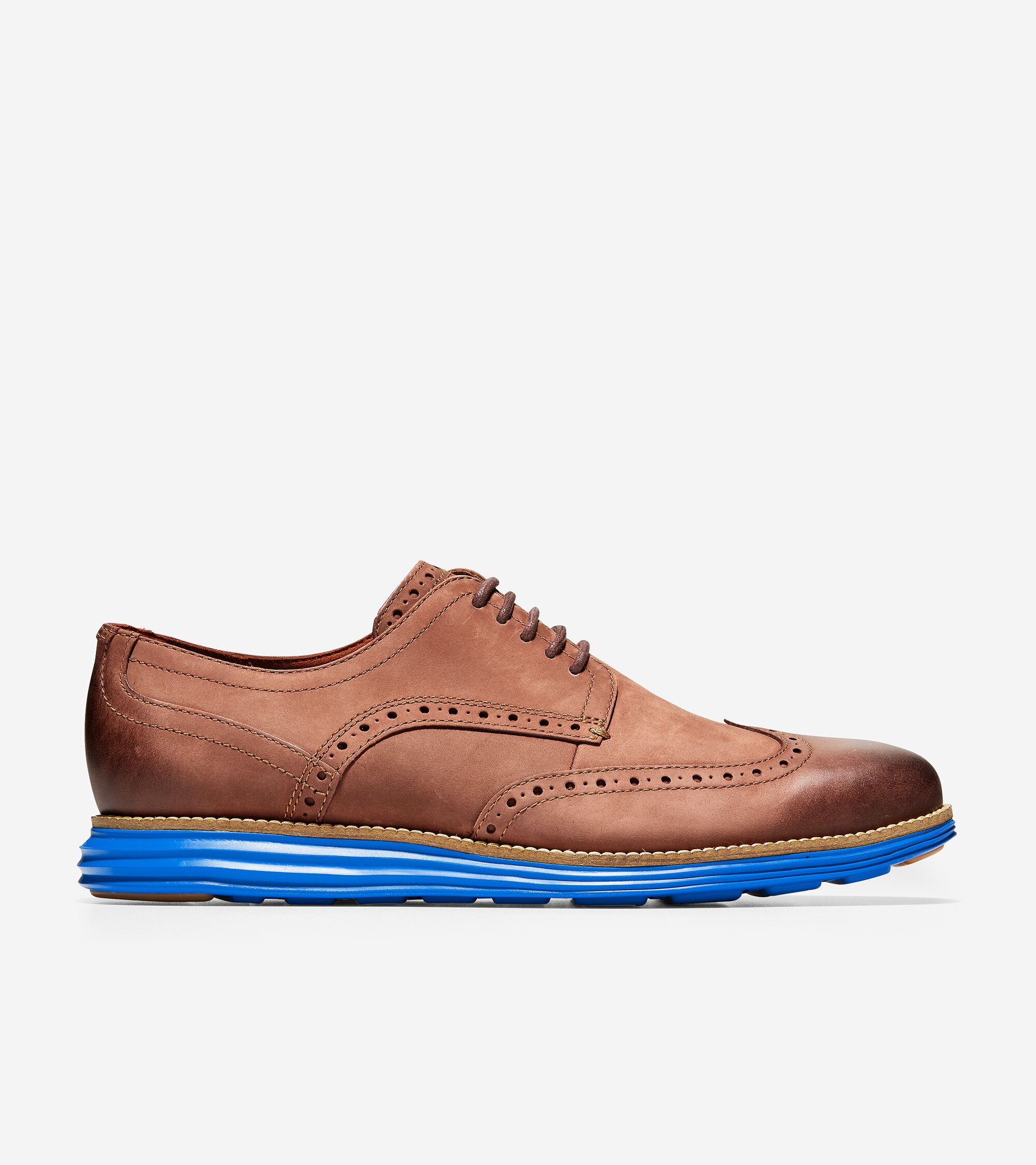 cole haan original grand wingtip blue
