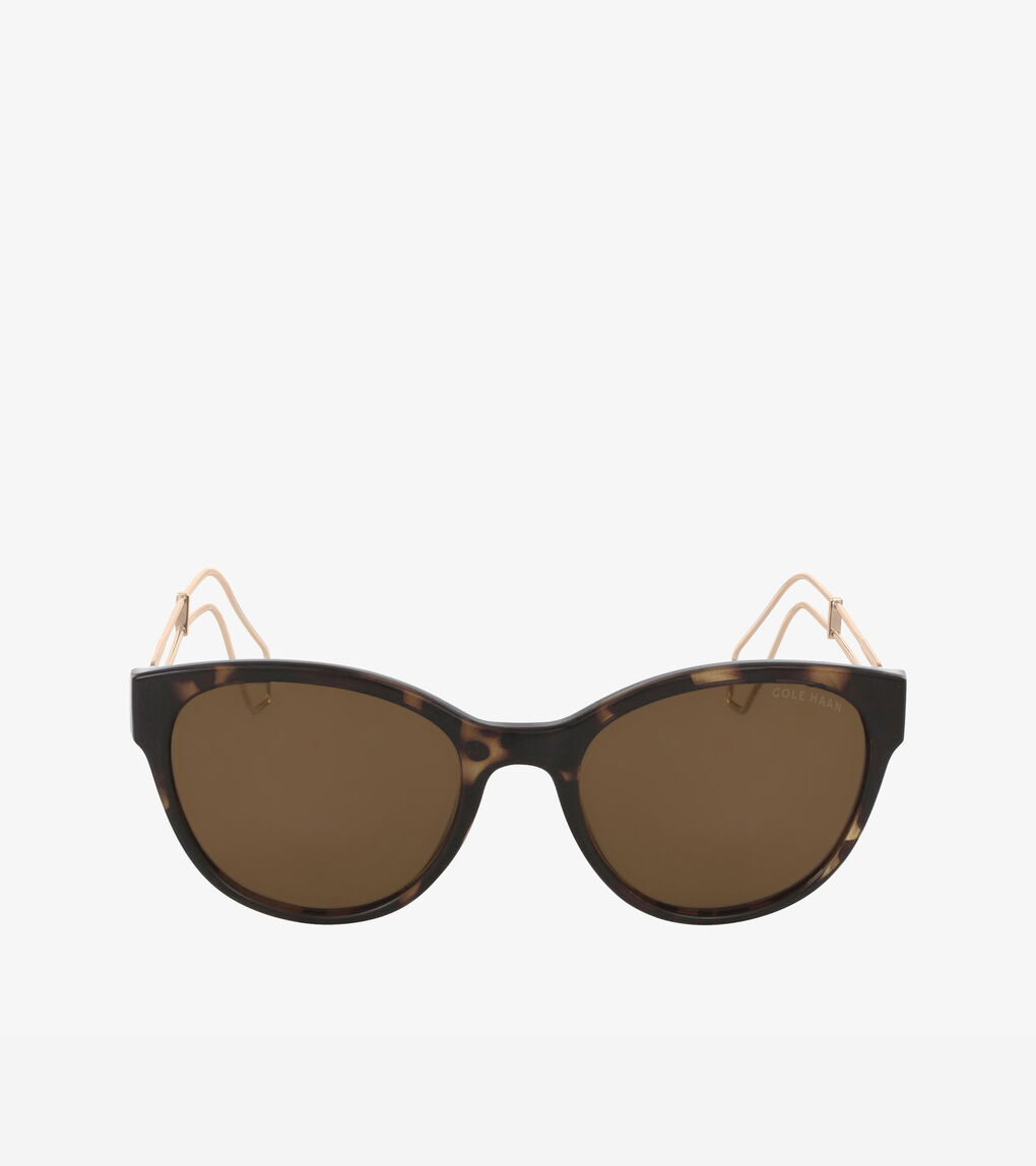 Classic Round Cateye Sunglasses