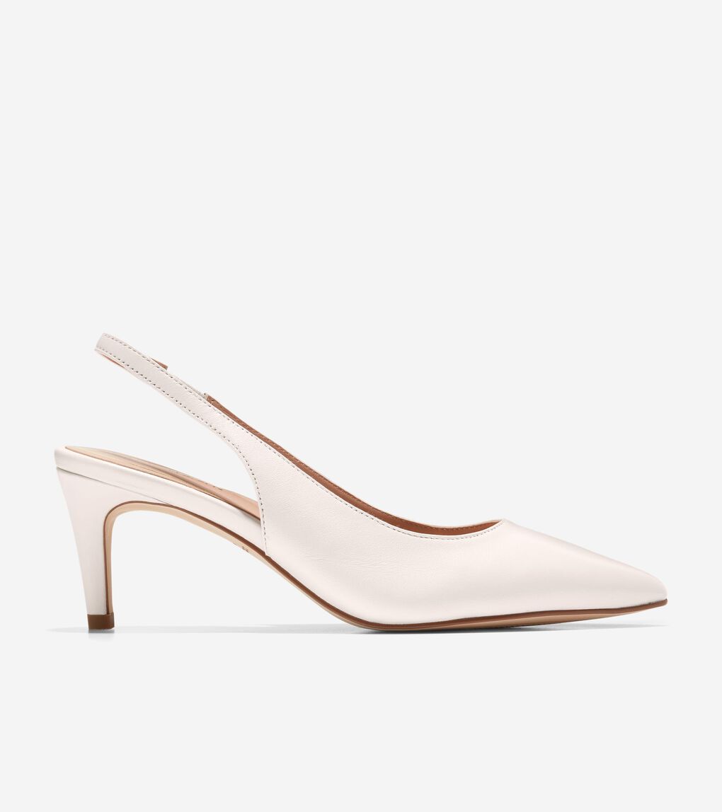 Women's Vandam Sling Back Pump in White | Cole Haan
