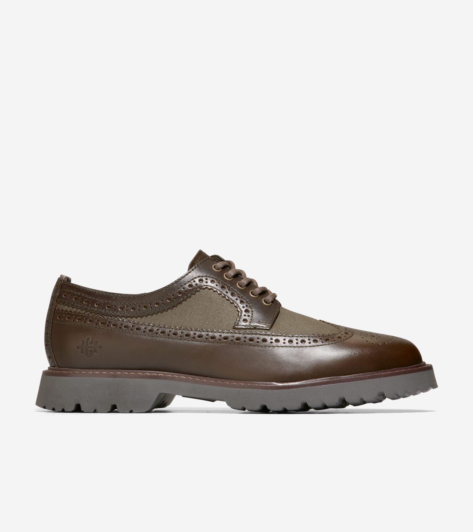 Cole Haan American Classics Longwing In Deep Olive-morel