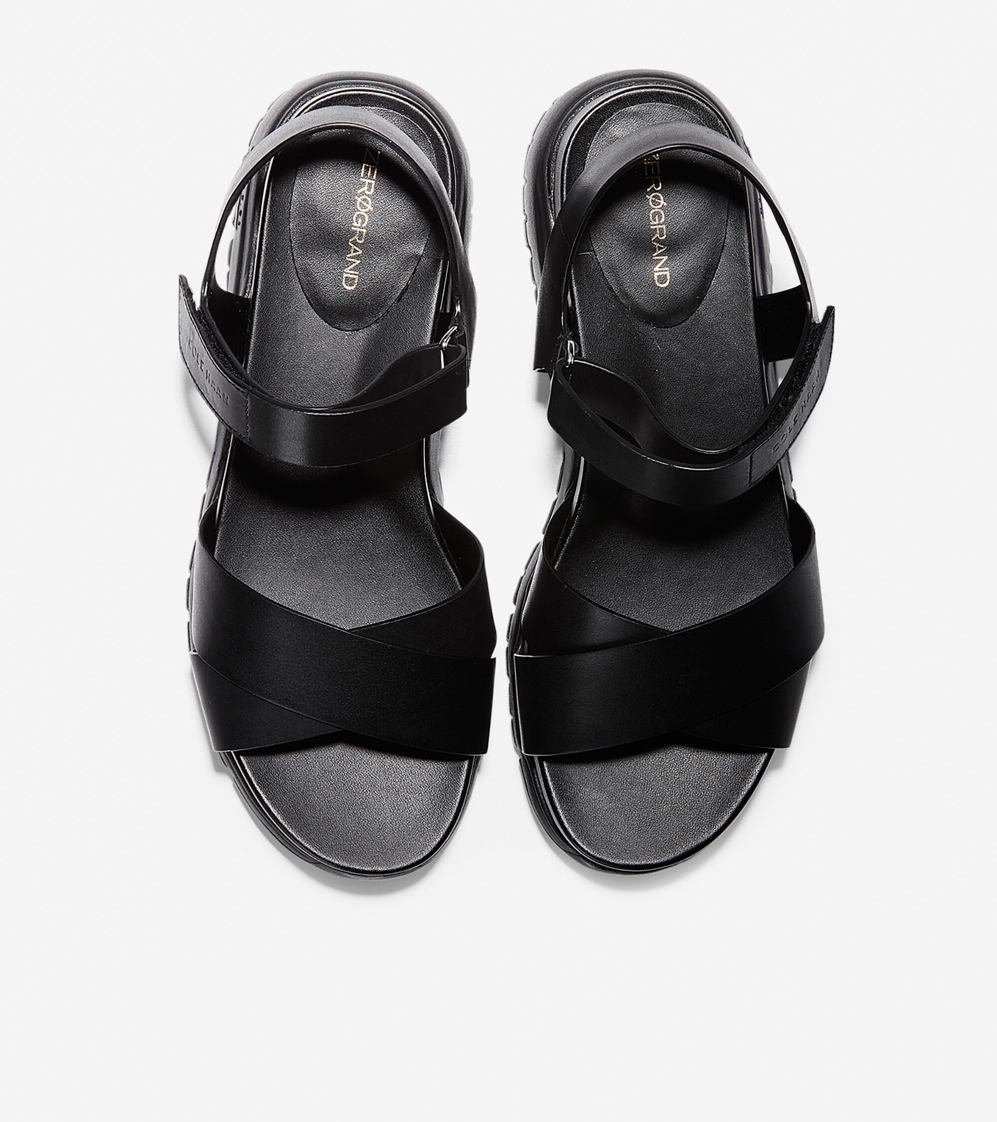 Women's ZEROGRAND Crisscross Sandals in Black | Cole Haan