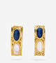 Gold-blue Lace Agate-lapis Semiprecious