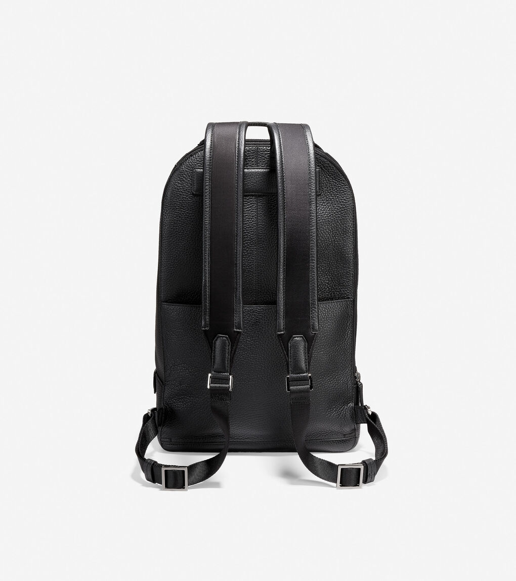 GRANDSERIES Leather Backpack in Black | Cole Haan