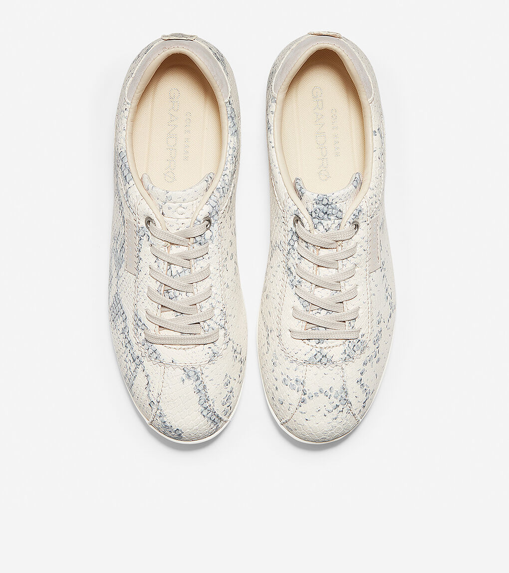 Women's GrandPrø Turf Sneaker in Roccia Snake Print-Optic White | Cole Haan
